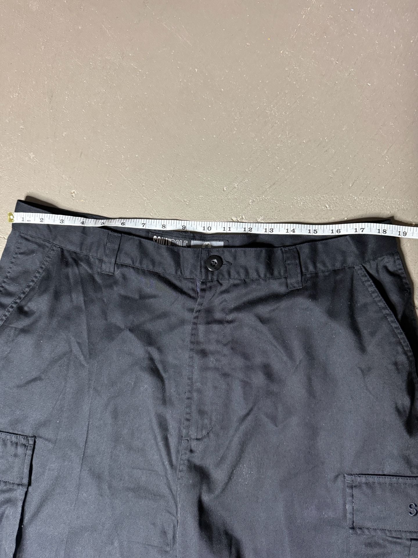 Southpole Cargo Pants Size 38x34 Black 5