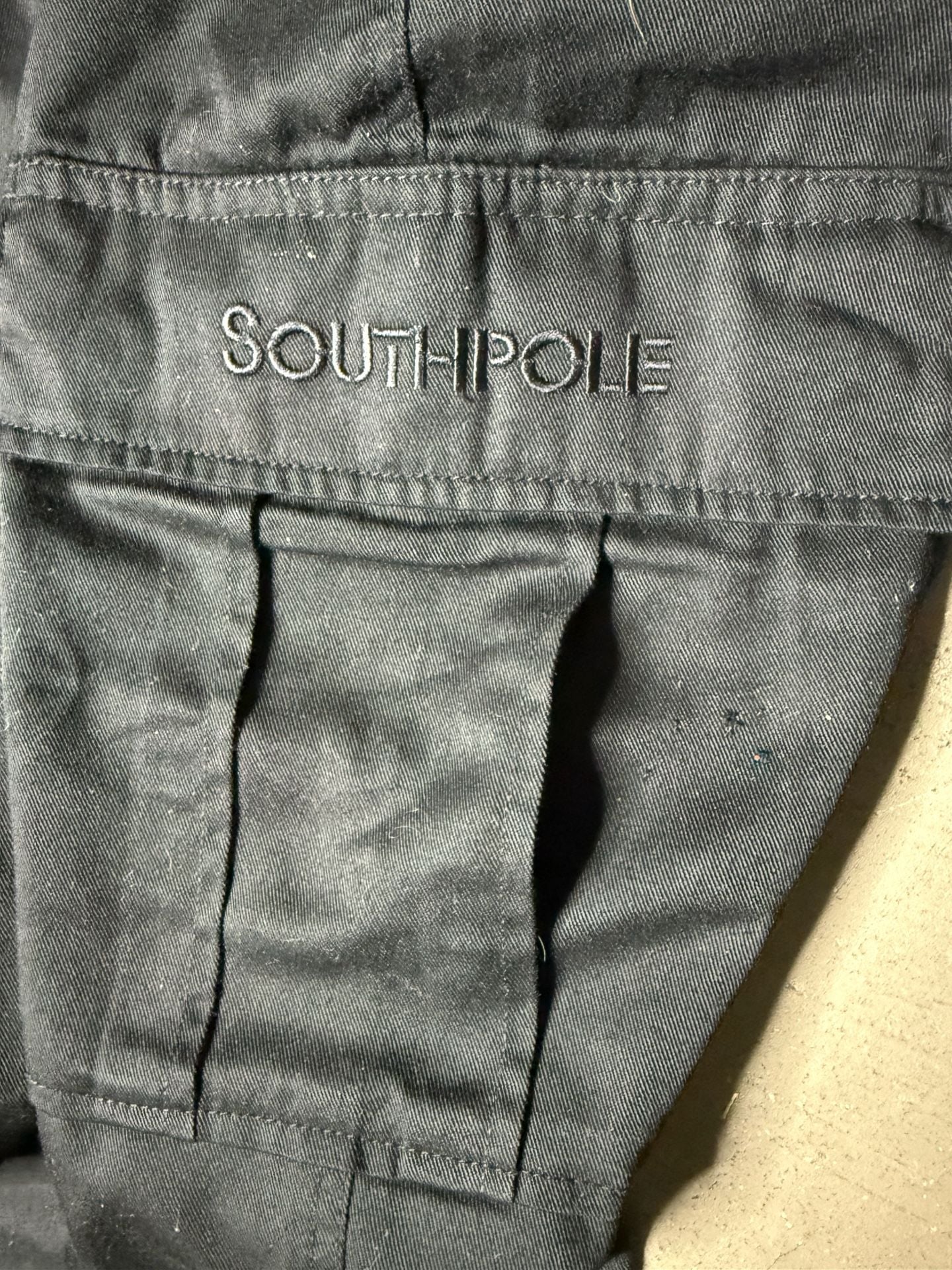 Southpole Cargo Pants Size 38x34 Black 9
