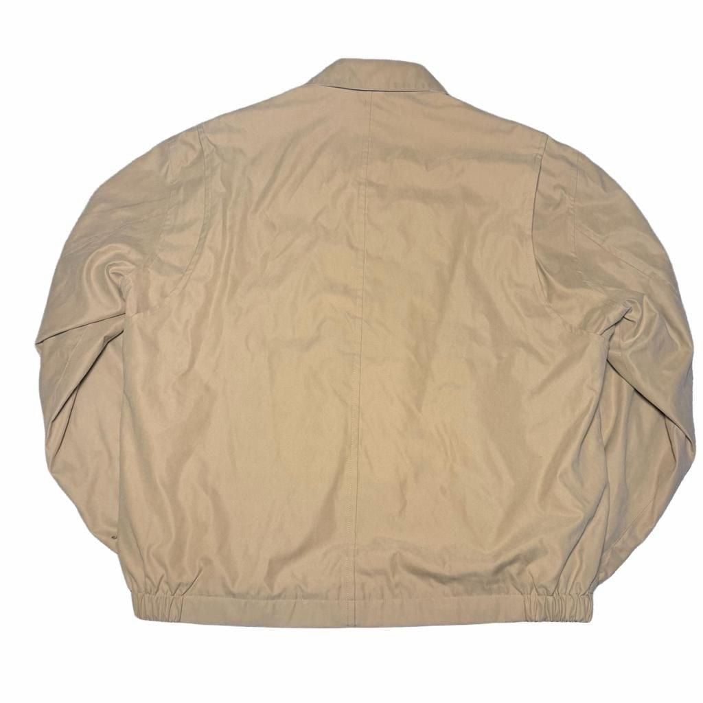 Newport Harbor Golf Jacket Size M Reg Tan Full Zip 4