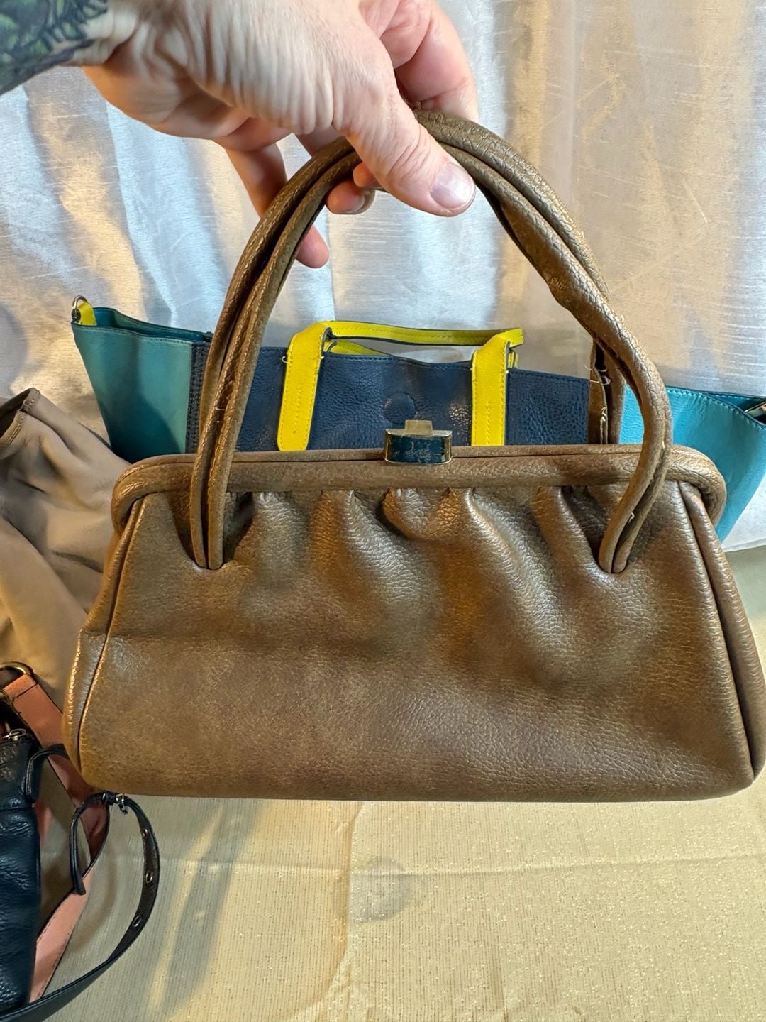Lot of 6 damaged or stained bags 5