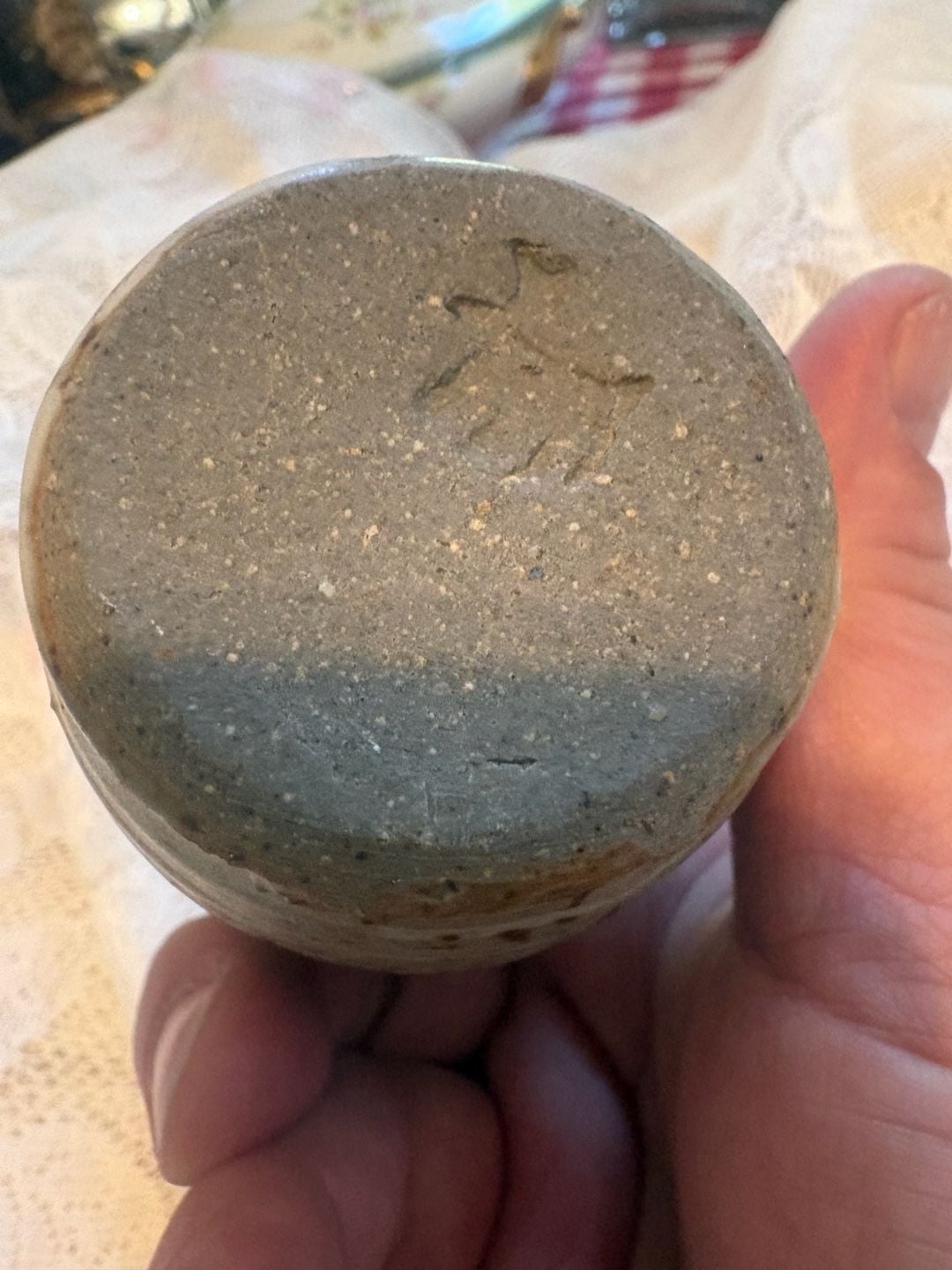 Tokheim Stoneware Mini Vase Speckled Salt Glaze Handcrafted Ceramic 6