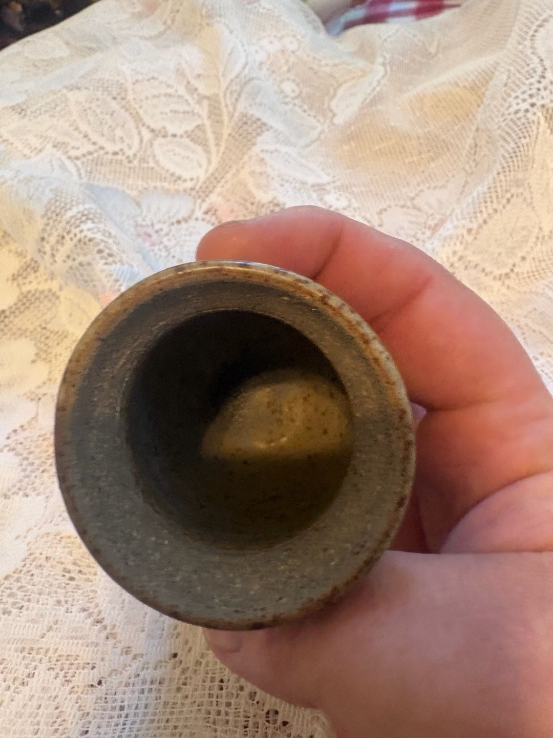 Tokheim Stoneware Mini Vase Speckled Salt Glaze Handcrafted Ceramic 7