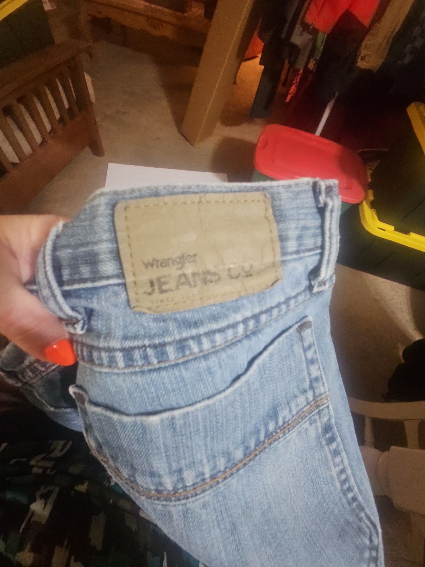 Wrangler Jeans Co Relaxed Boot 40x32 Blue Denim 3