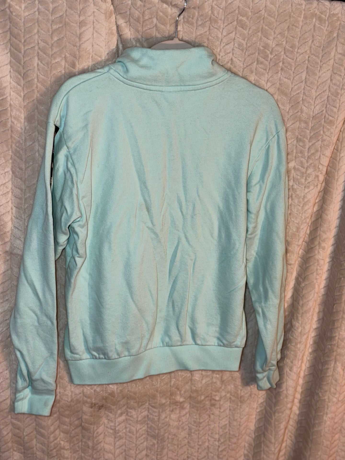 Victoria's Secret PINK Half Zip Sweatshirt Size S/P Mint Green 3