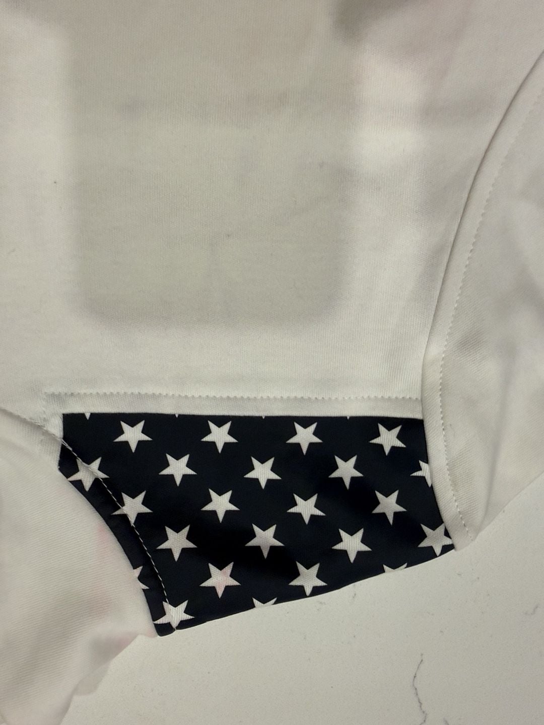Vineyard Vines American Flag 1/4 Zip Pullover Size L White Cotton 7