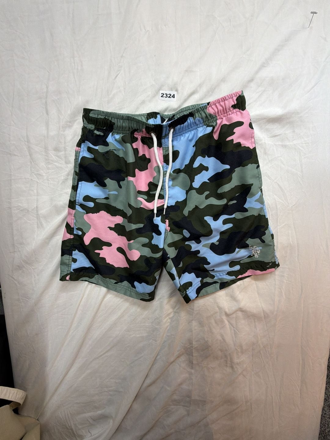 U.S. Polo Assn. Swim Trunks Size M Multicolor Camo 2