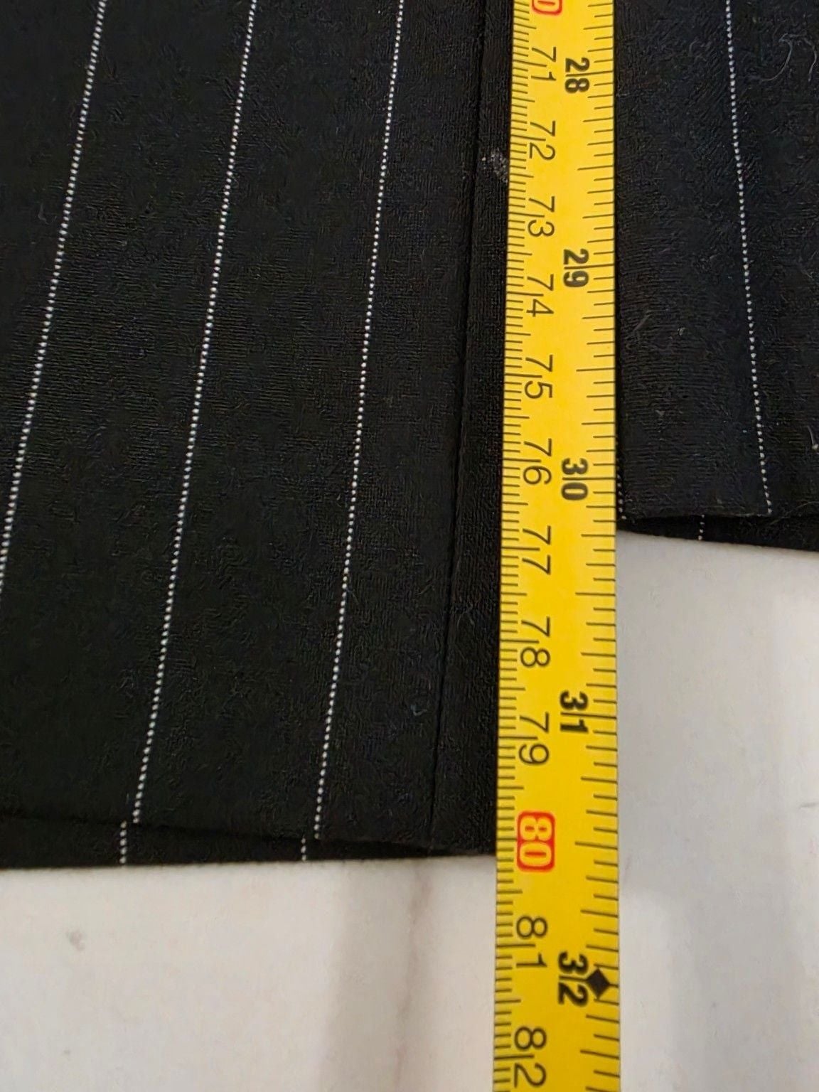 Loft Marisa Trouser Size 14 Black Pinstripe Pants 6