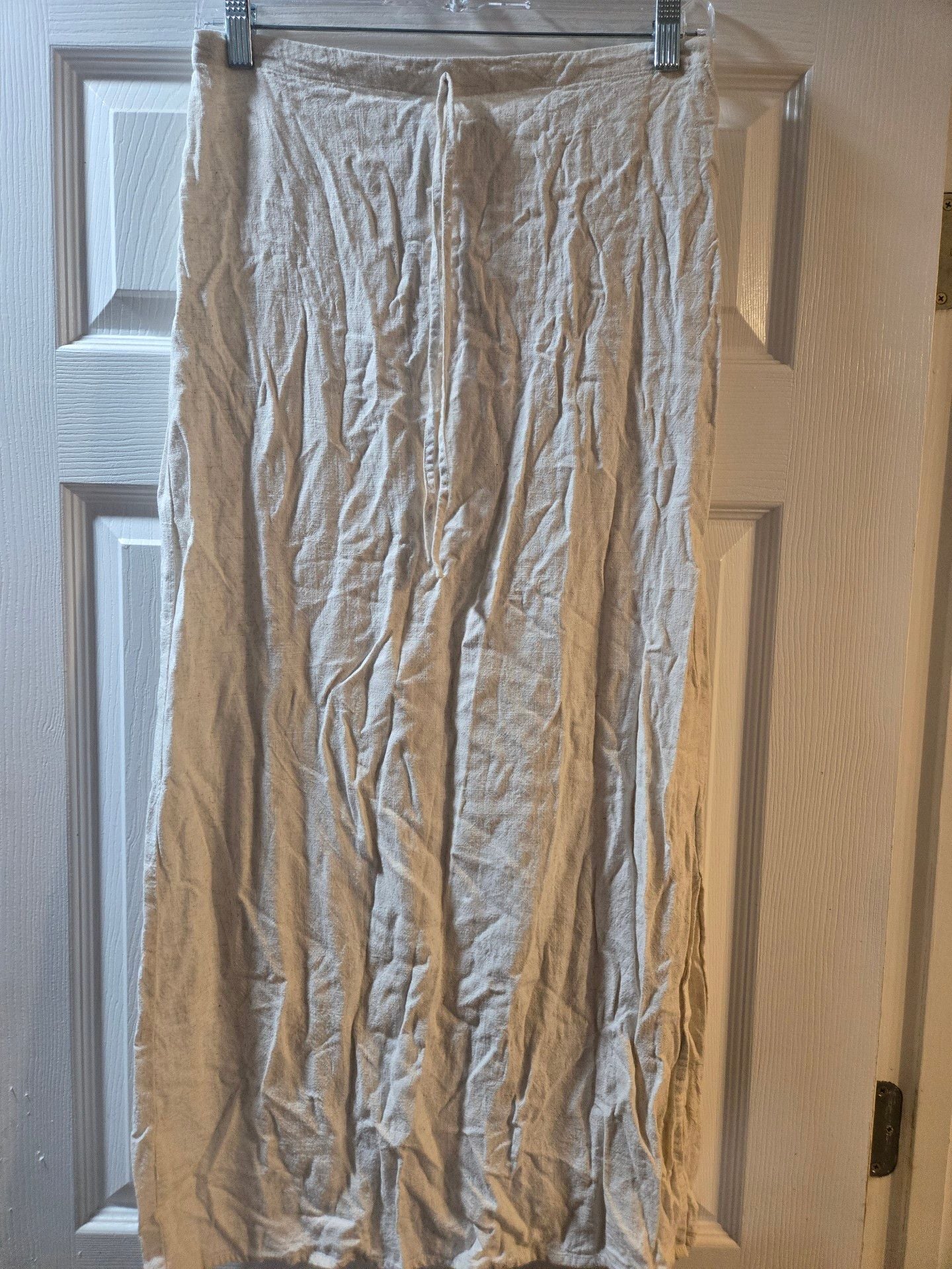 Song of Style Linen Skirt Beige 2