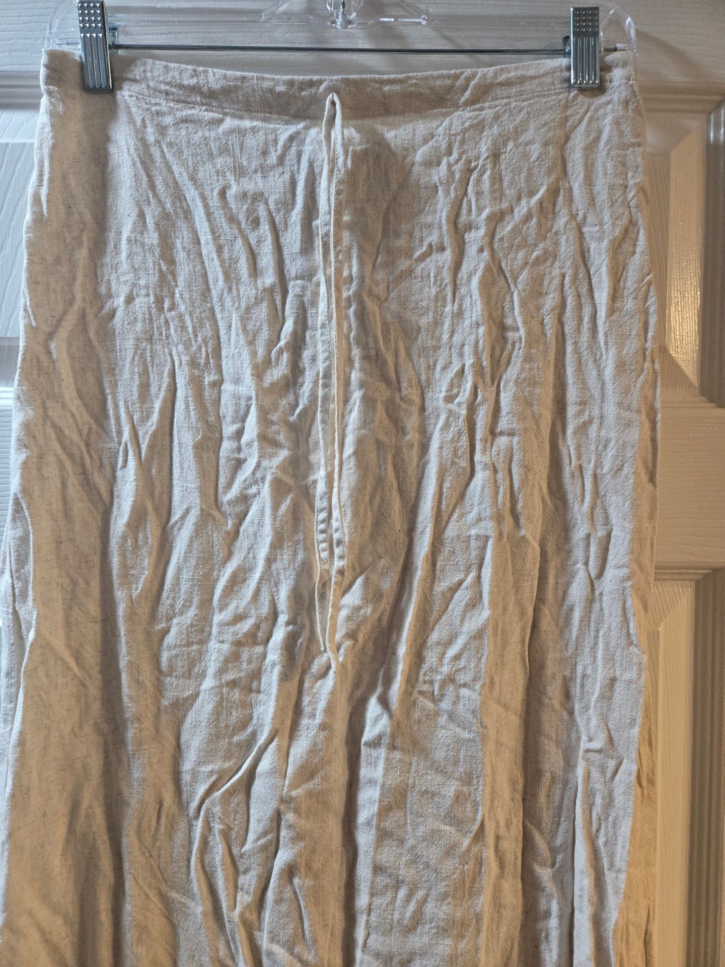 Song of Style Linen Skirt Beige 3