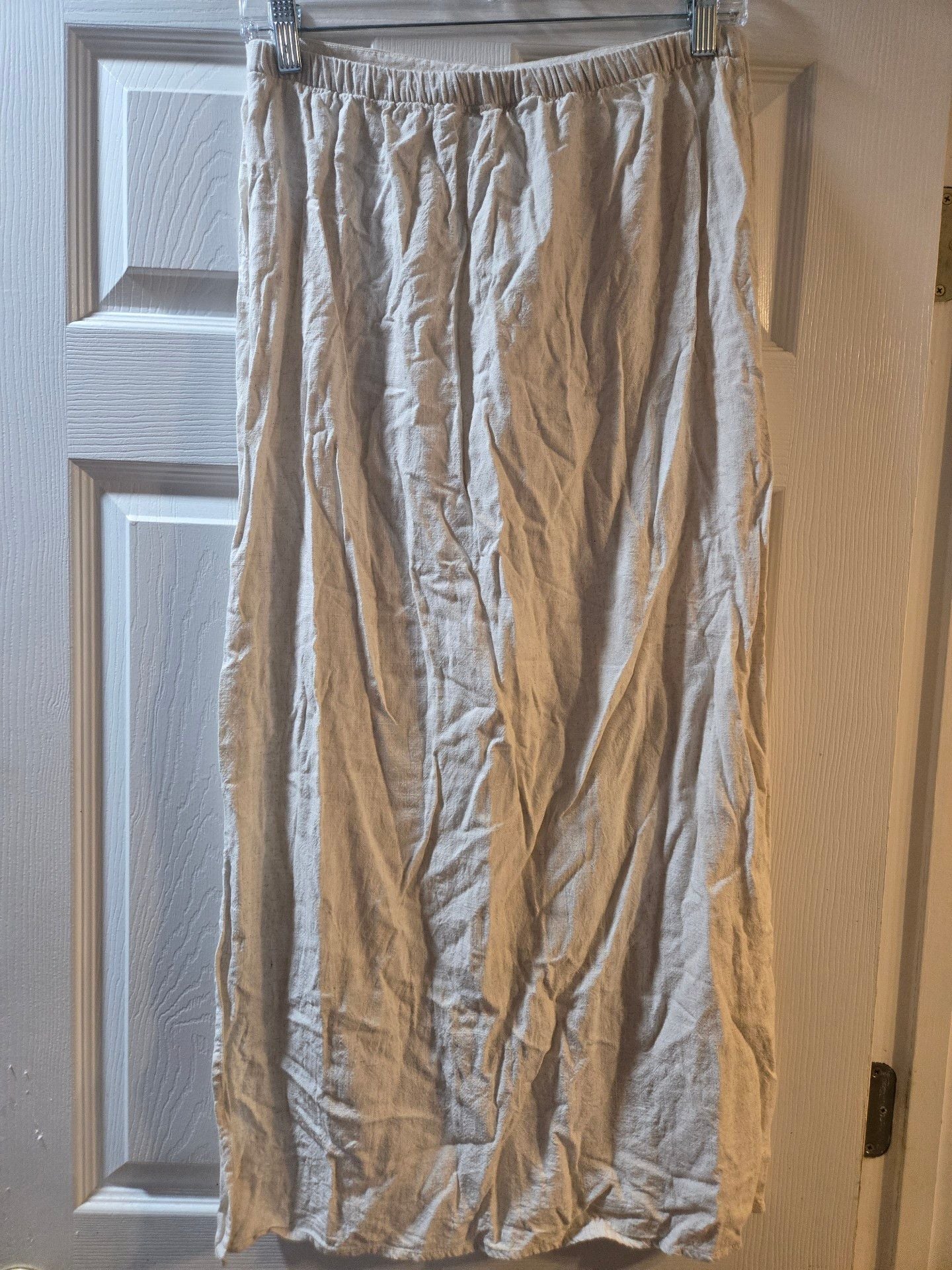 Song of Style Linen Skirt Beige 5