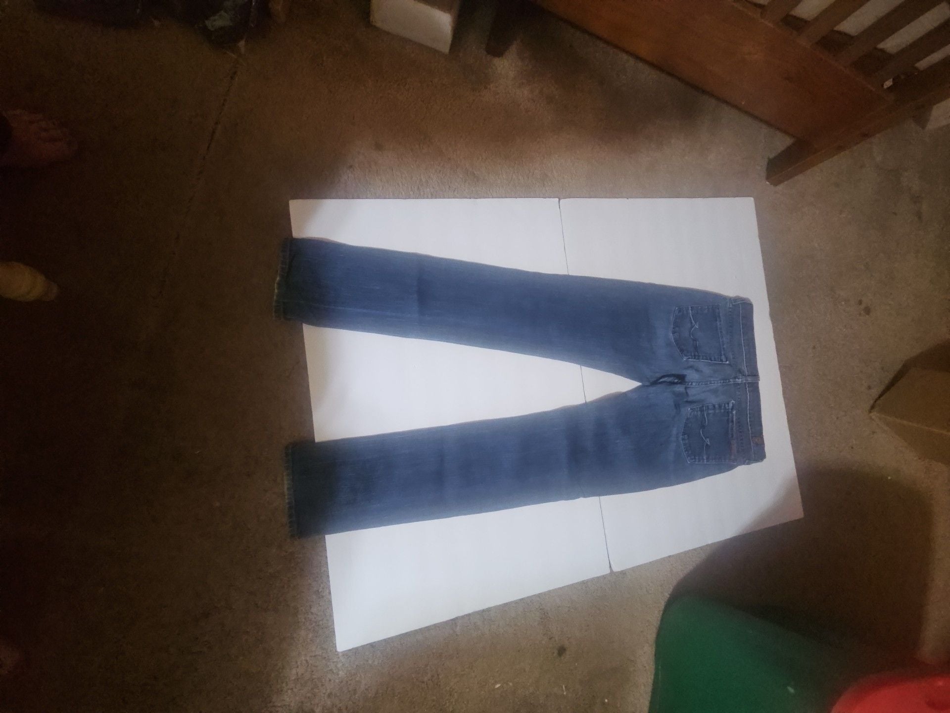 7 For All Mankind Skinny Jeans Size 26 Blue Denim 3