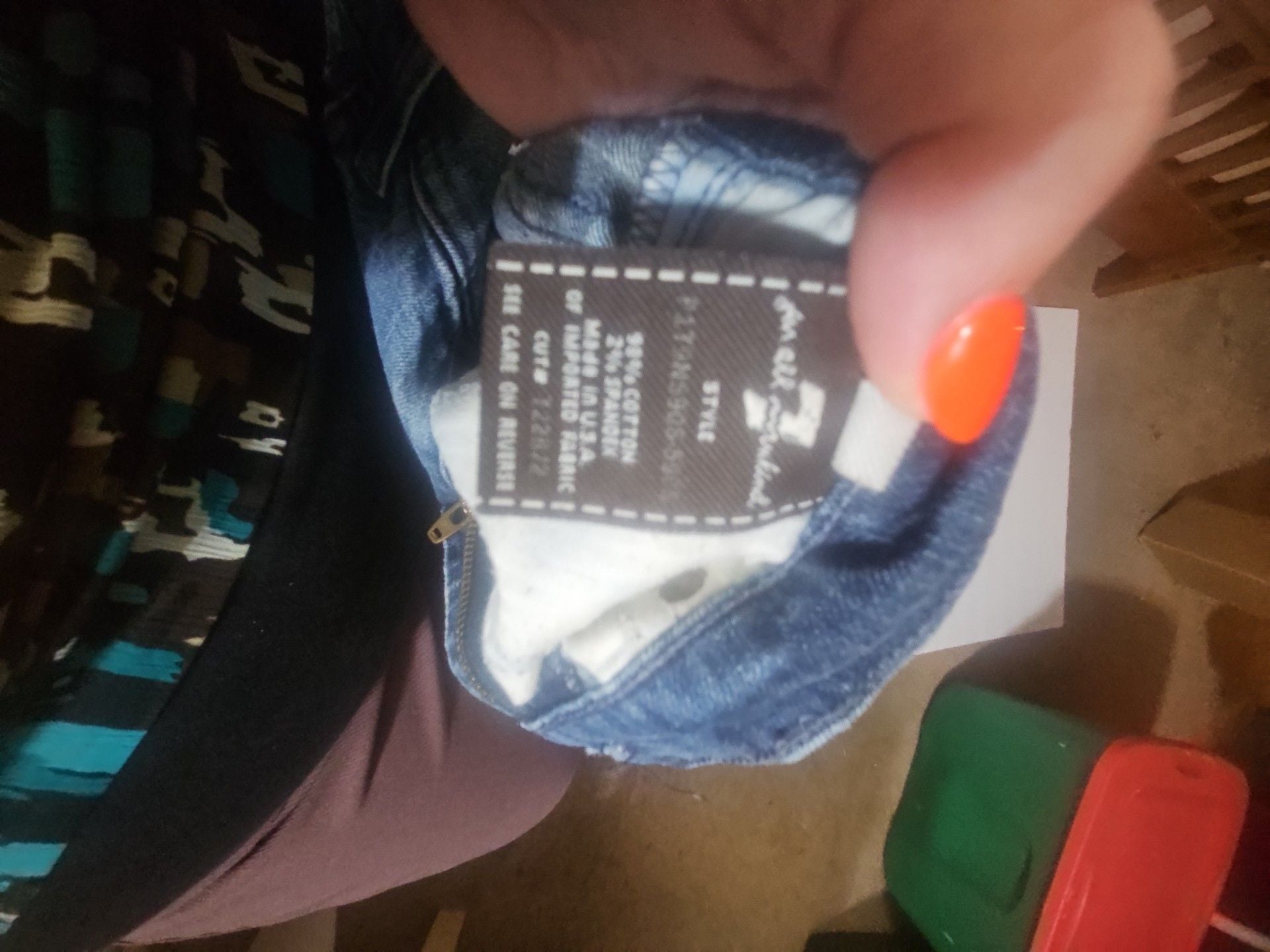 7 For All Mankind Skinny Jeans Size 26 Blue Denim 7