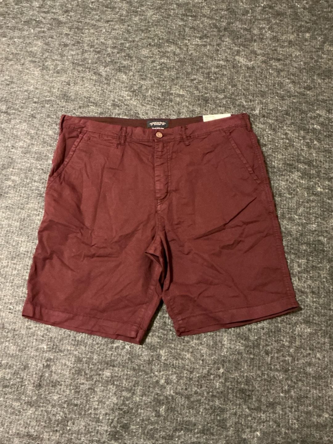 American Eagle Ne Level Flex Classic Shorts Mens Size 38 Burgundy New 2
