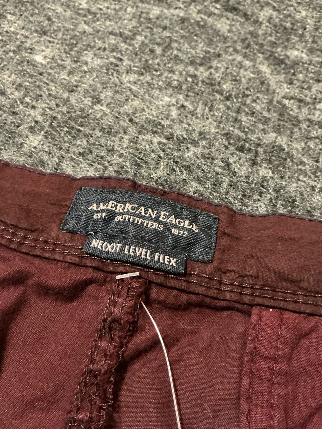 American Eagle Ne Level Flex Classic Shorts Mens Size 38 Burgundy New 4