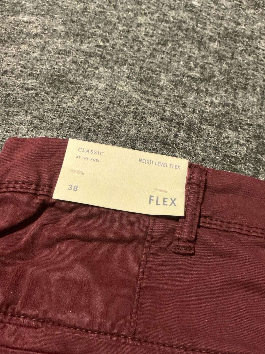 American Eagle Ne Level Flex Classic Shorts Mens Size 38 Burgundy New 11