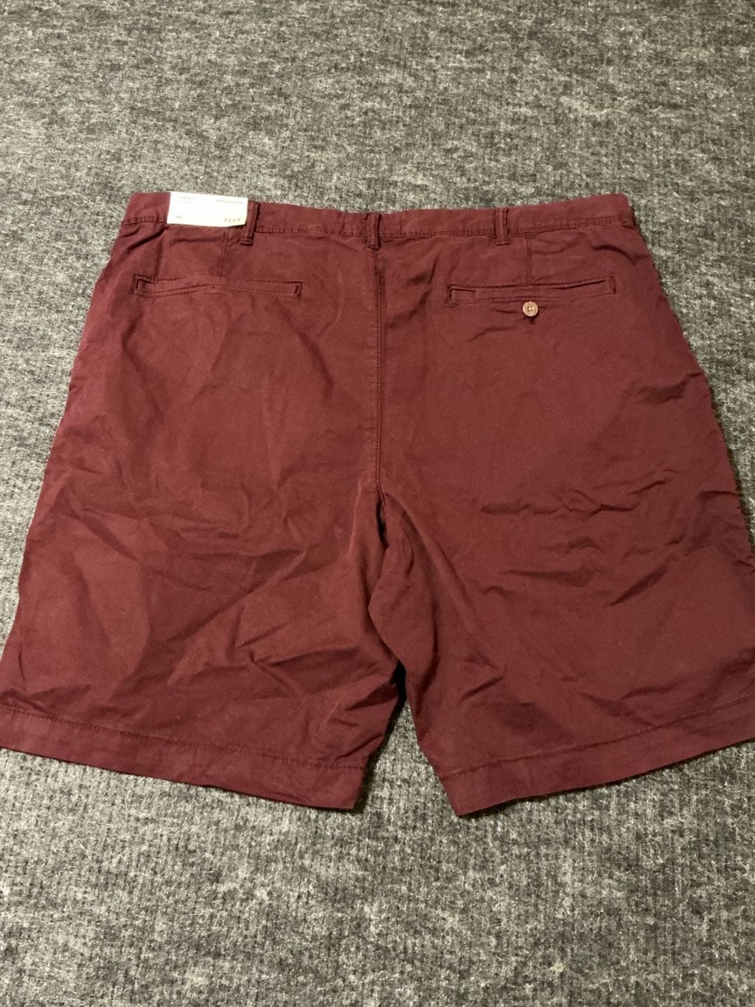 American Eagle Ne Level Flex Classic Shorts Mens Size 38 Burgundy New 12