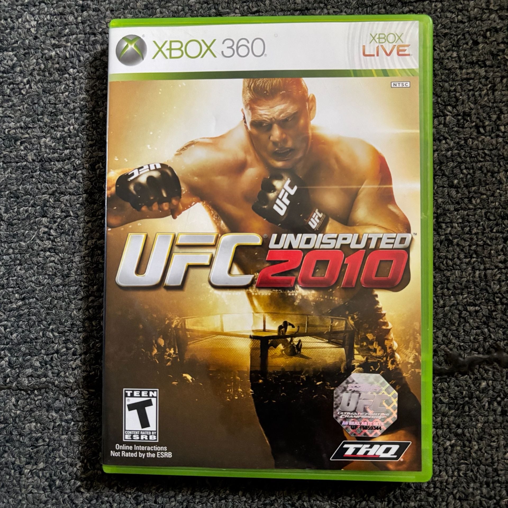 THQ UFC Undisputed 2010 Xbox 360 Video Game Complete 1