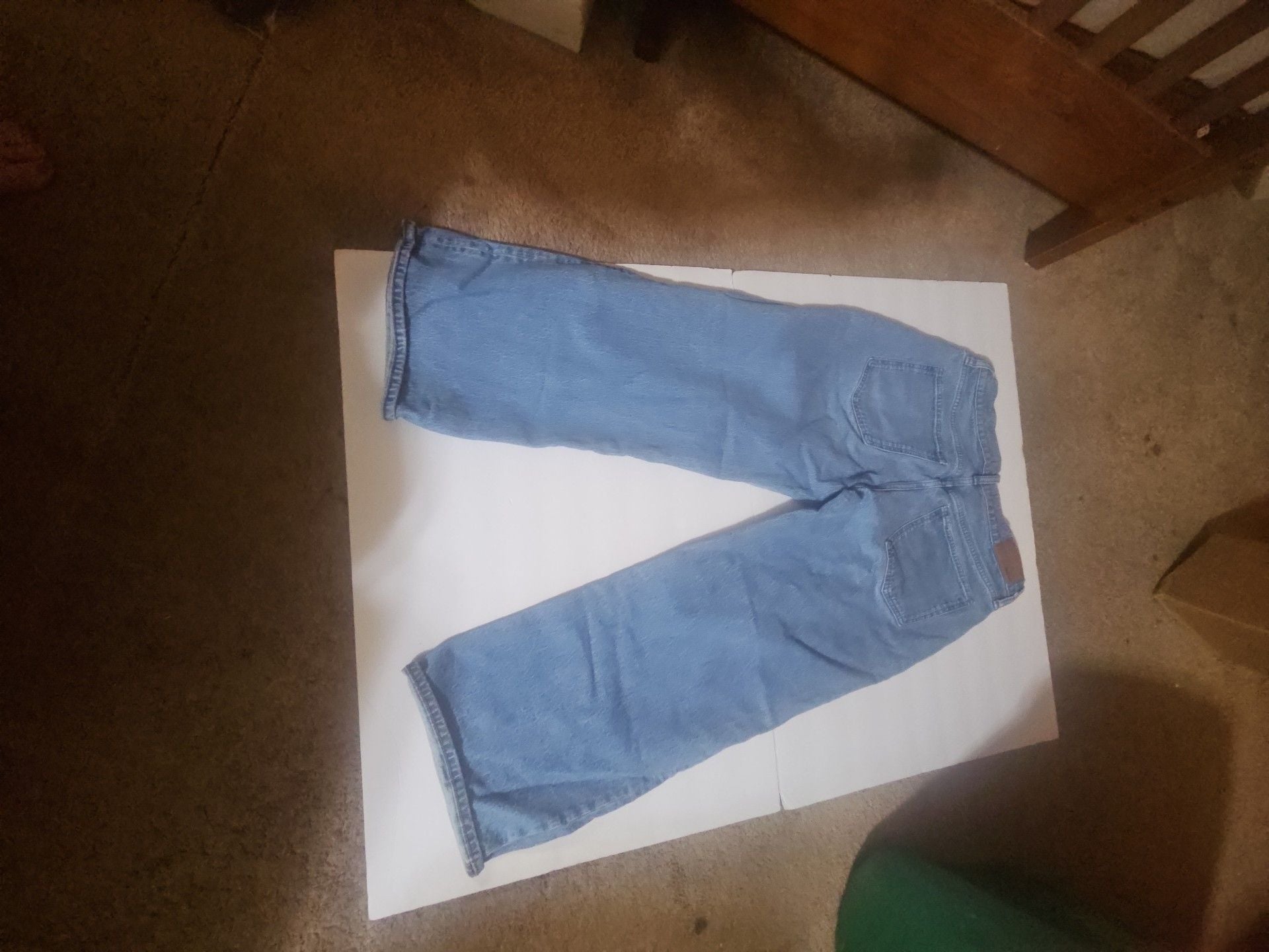 Madewell The Perfect Vintage Wide-Leg Jean Size 29P Blue Wash 3