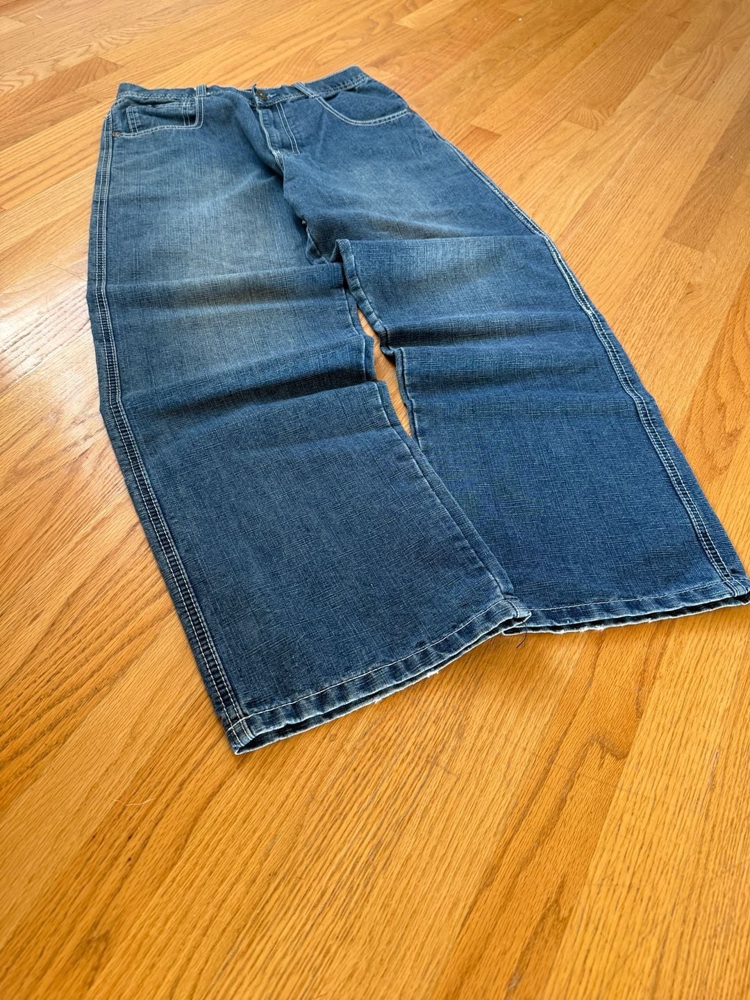 Eagle Blue Jeans 32x30 Wide Leg Denim 2
