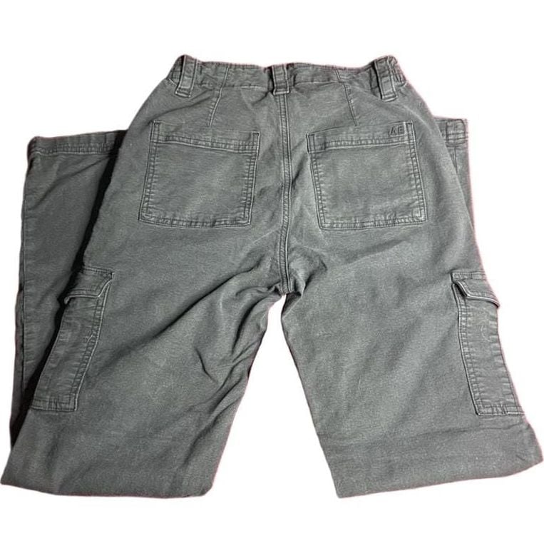 American Eagle Cargo Pants Size 00 Regular Gray Stretch Utility 1