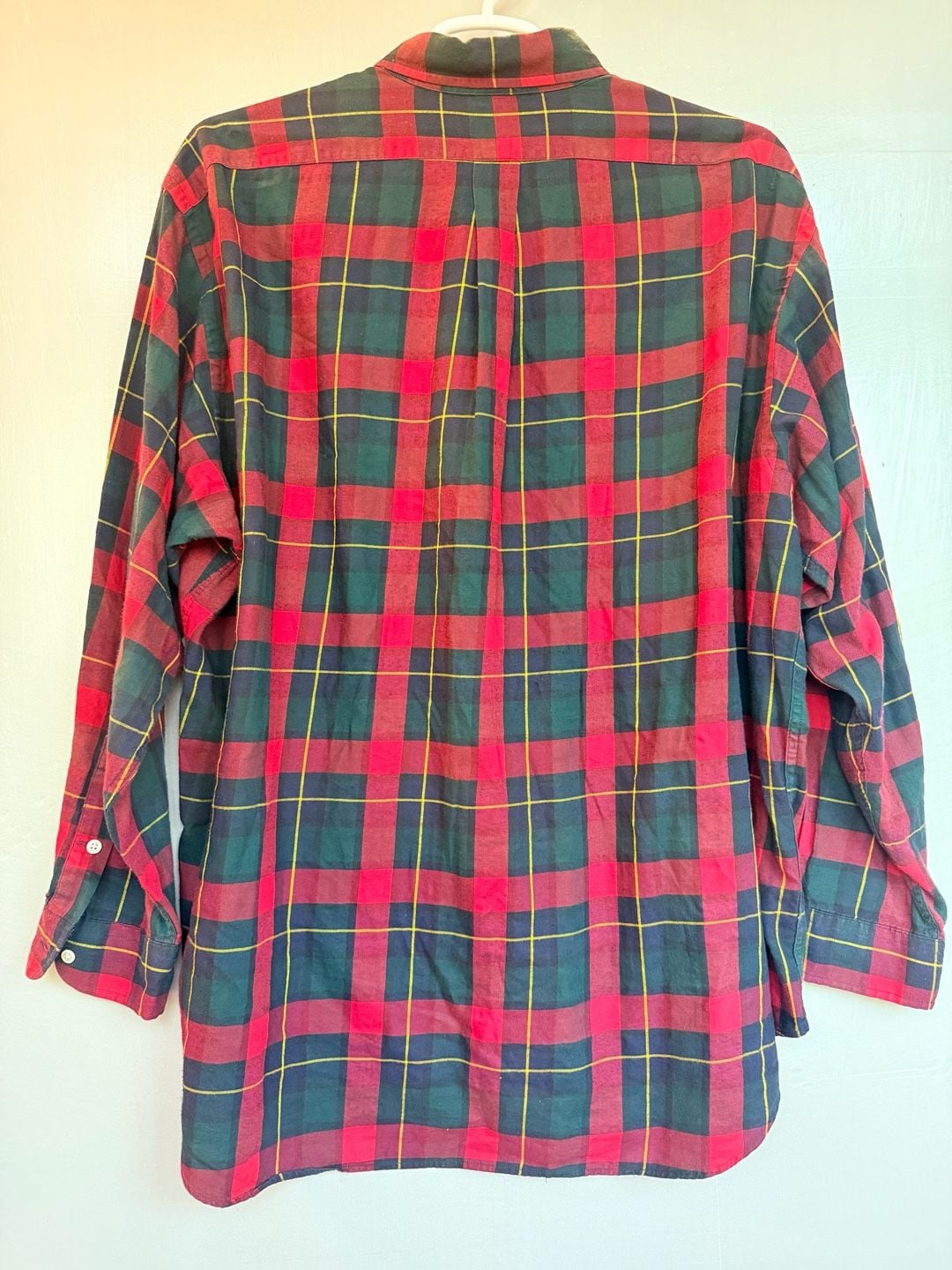 Ralph Lauren Blaire Plaid Flannel Shirt Size XXL Red Green Long Sleeve 5