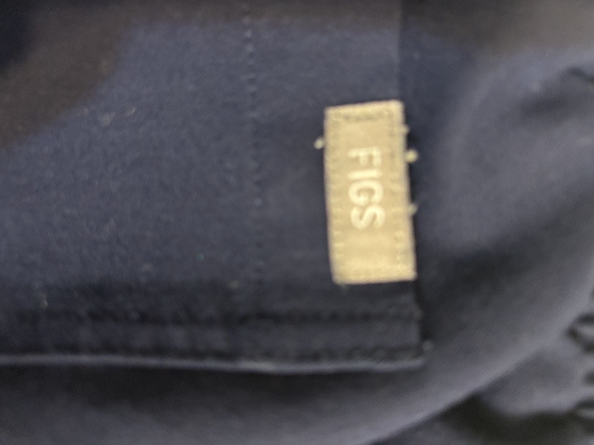 Figs Technical Collection Scrub Pants Size S/T Navy Blue 5