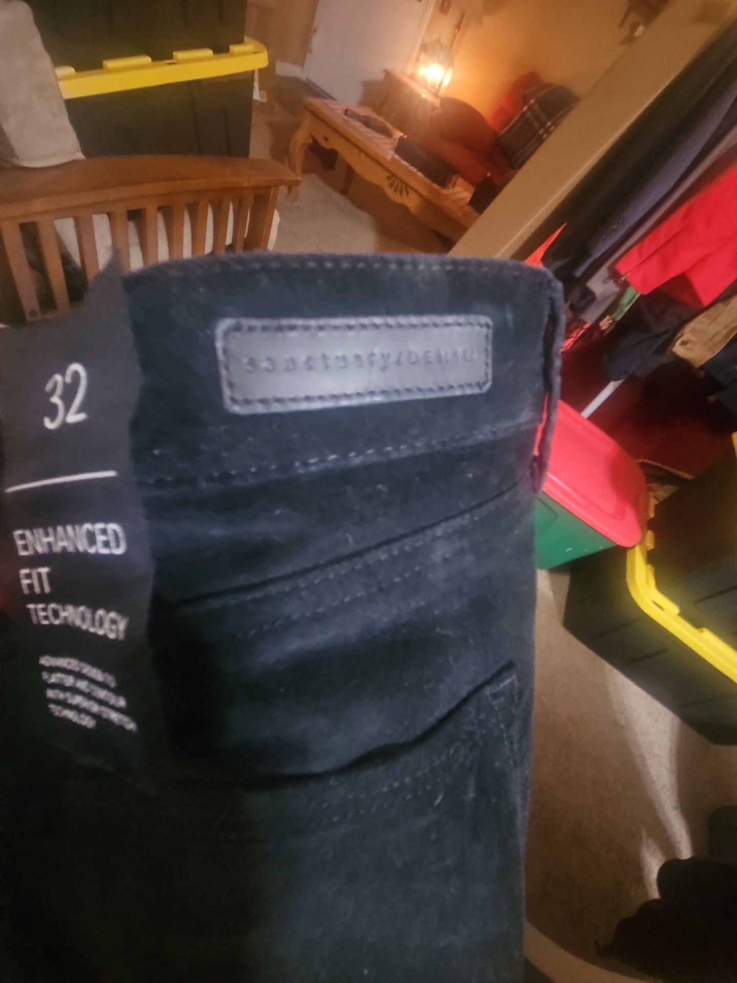 Sanctuary Denim Skinny Pants Size 32 Black Enhanced Fit Technology 4