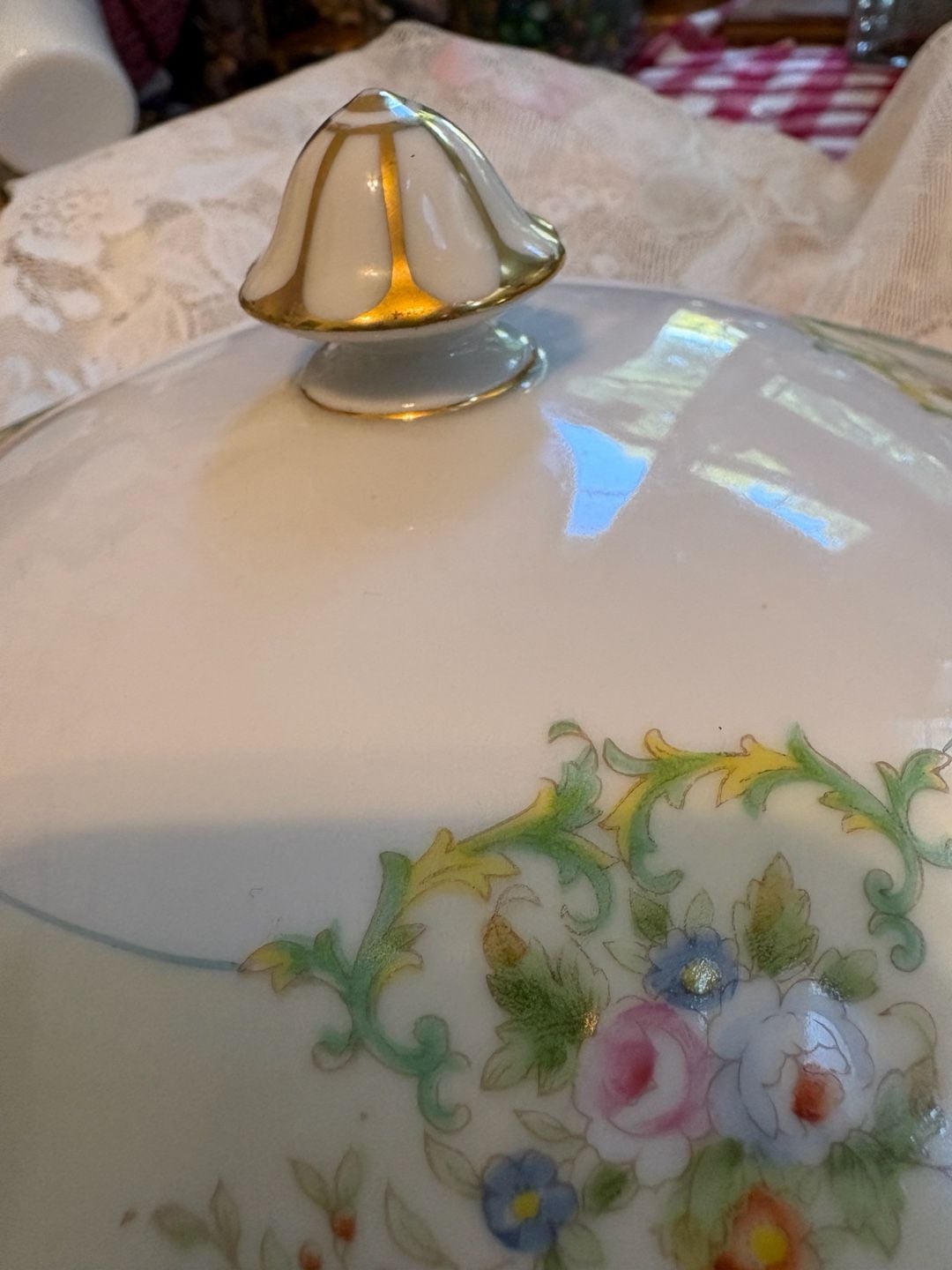 Noritake Clintonia Floral Spray Covered Casserole Bowl 5