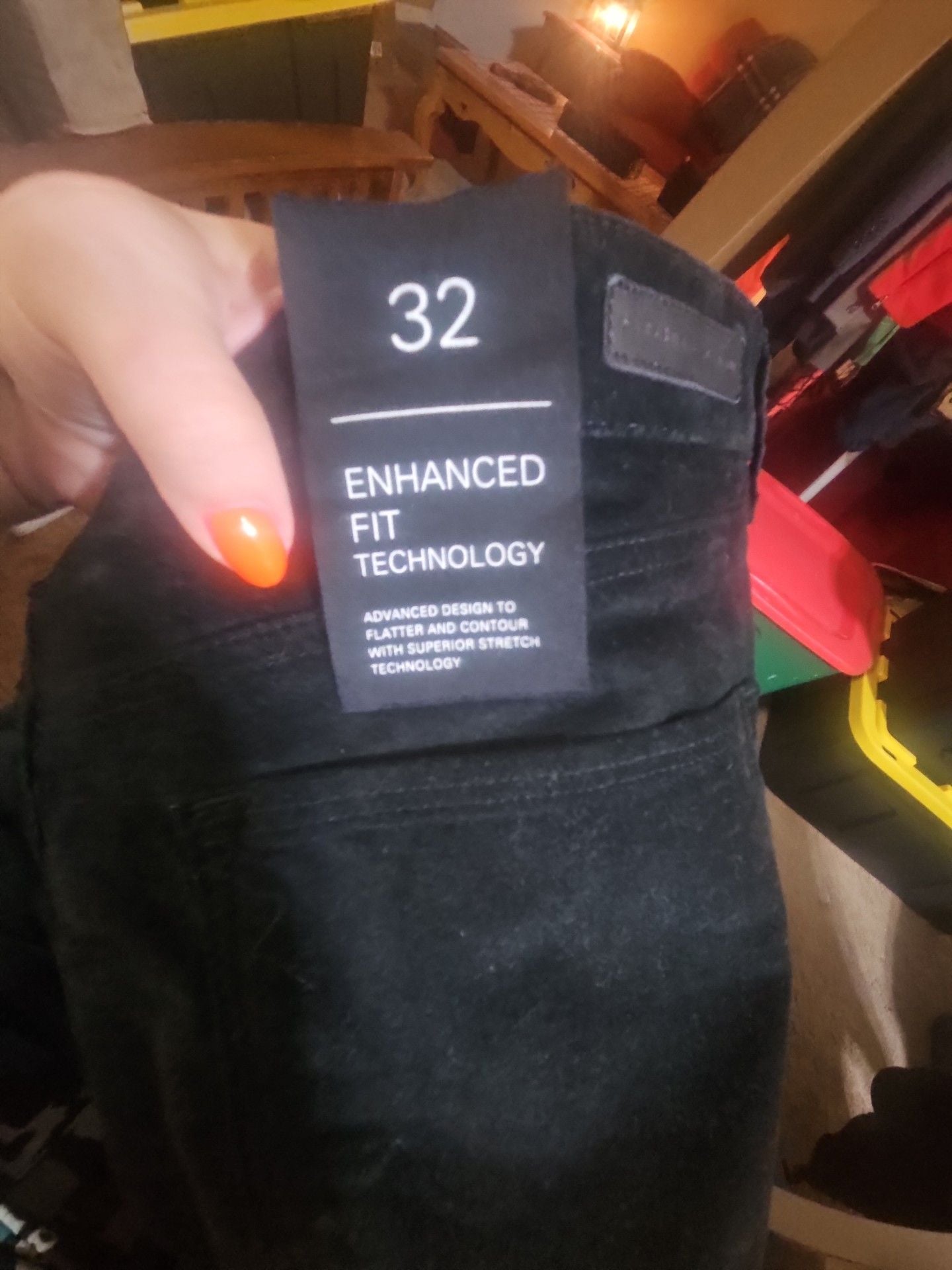 Sanctuary Denim Skinny Pants Size 32 Black Enhanced Fit Technology 5