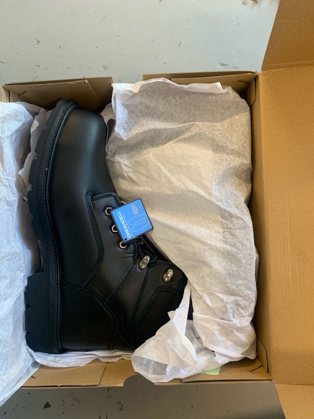 Brahma Gus 2.0 Steel Toe Work Boots Size 13W Black Leather NEW 3