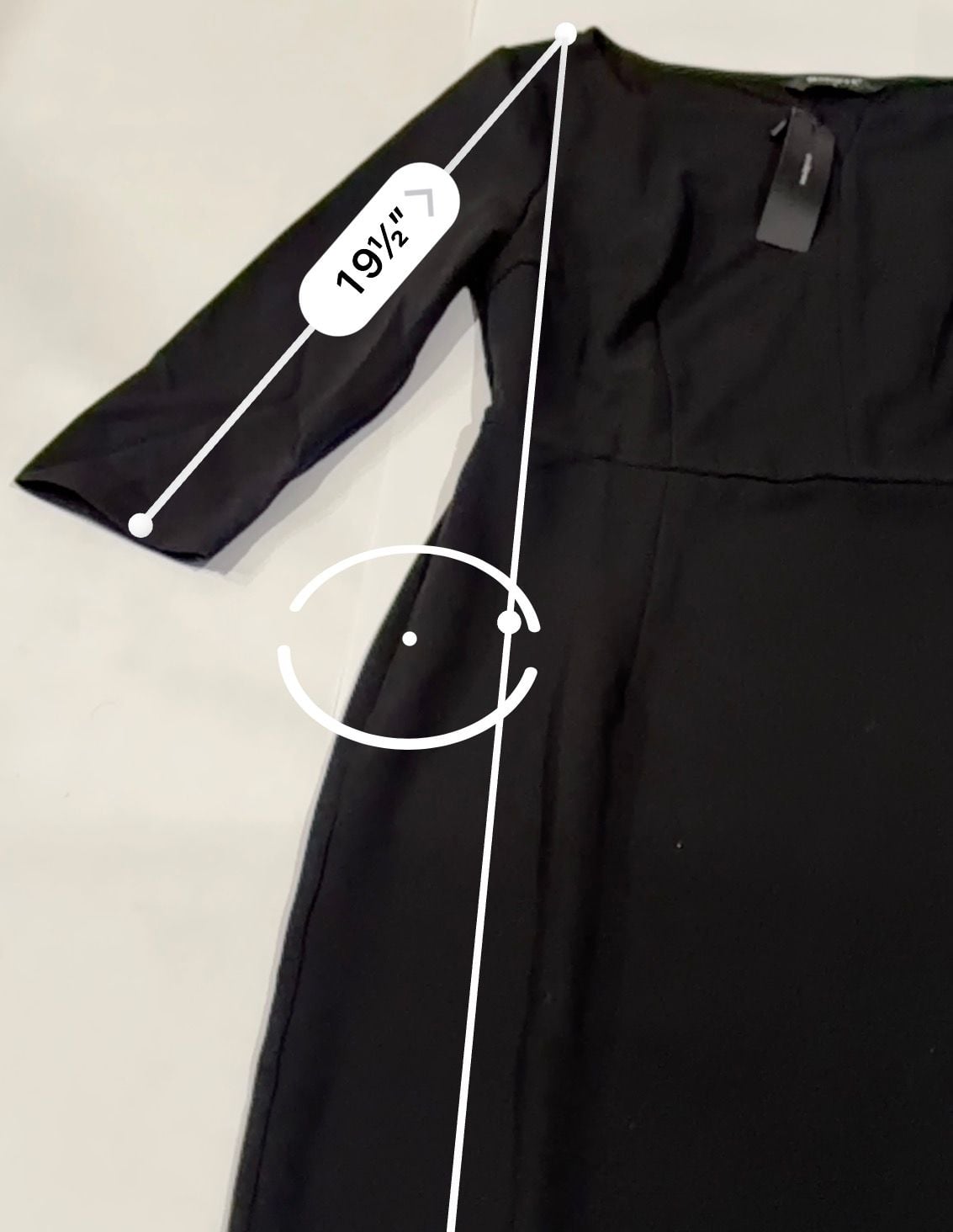 Allegra K Sheath Dress Size L Black 7