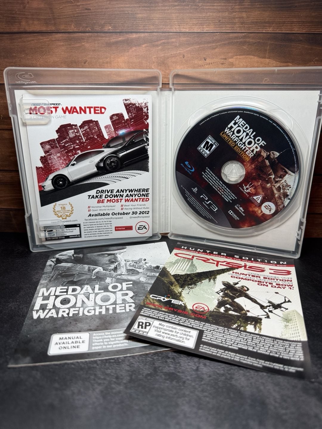 EA Medal of Honor & Warfighter PS3 Video Games Lot of 2 6