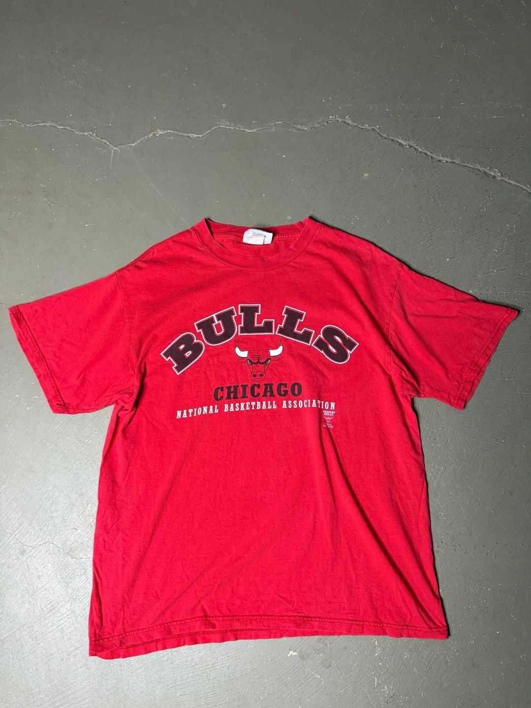 CSA Chicago Bulls T-Shirt Size L Red Graphic Tee 3