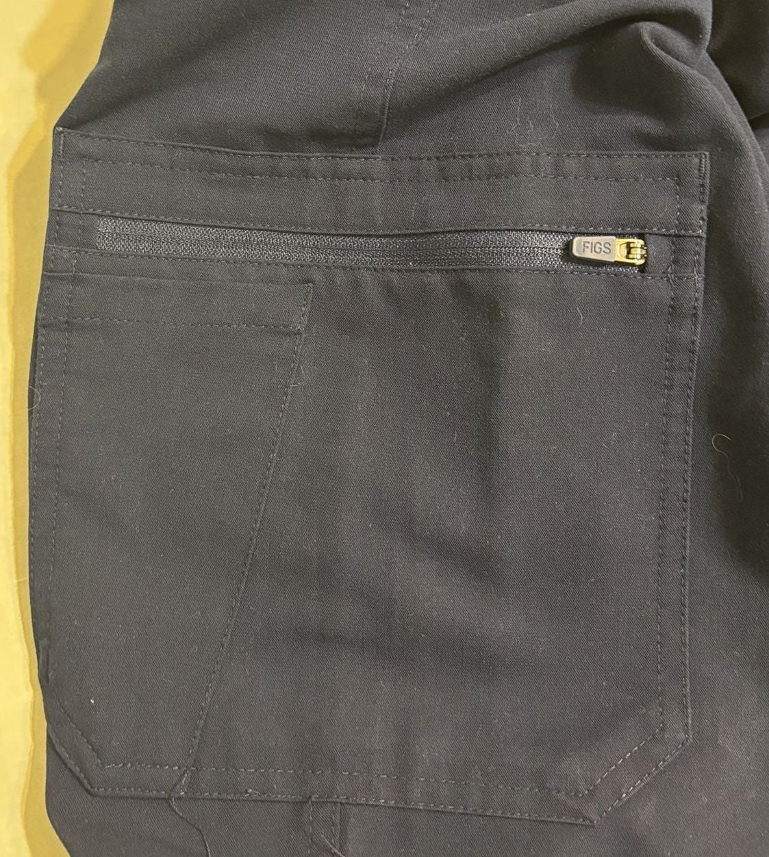 Figs Technical Collection Scrub Pants Size S/T Navy Blue 9