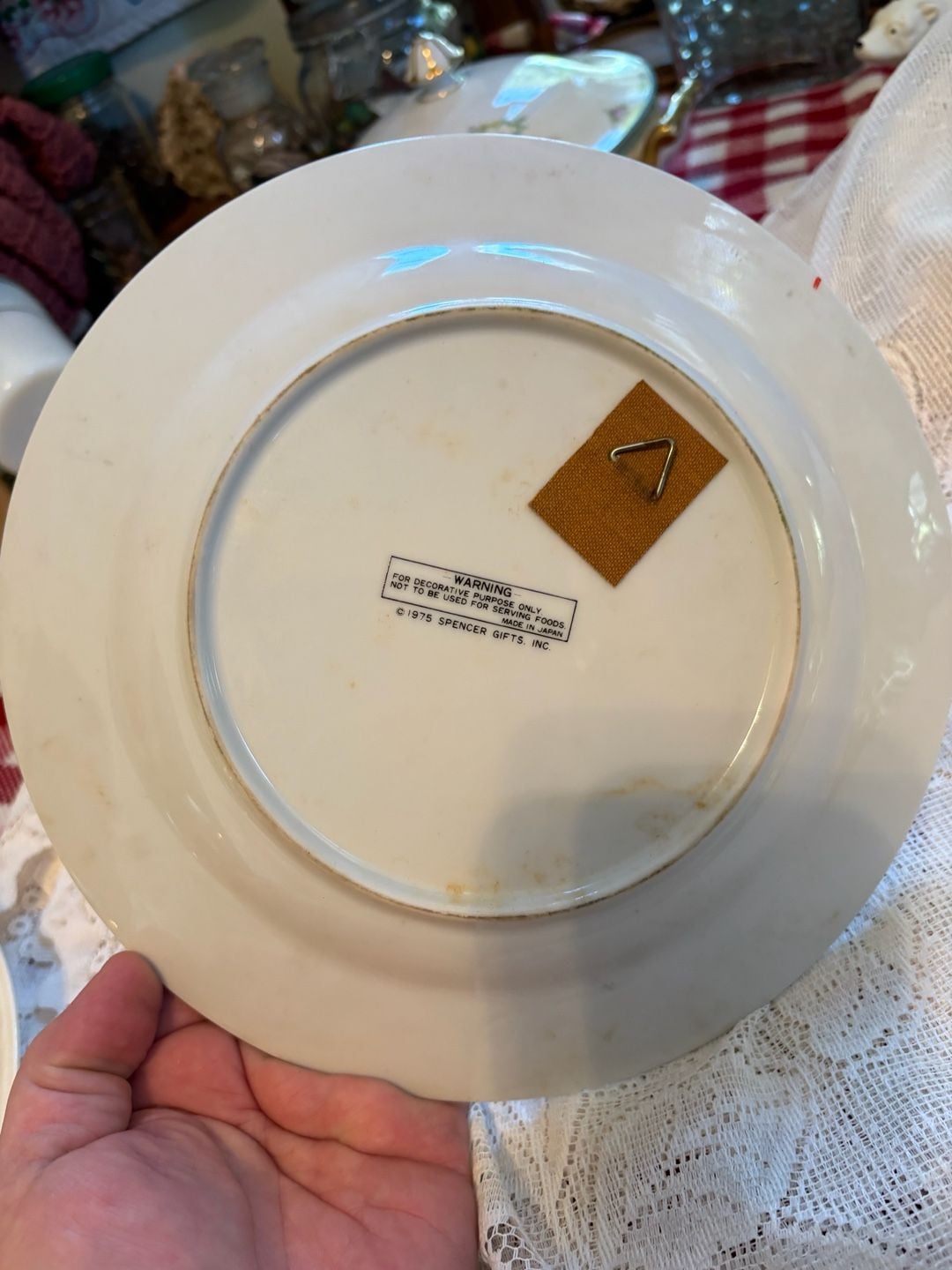 Spencer Gifts Bicentennial 1976 Calendar Collector Plate 2