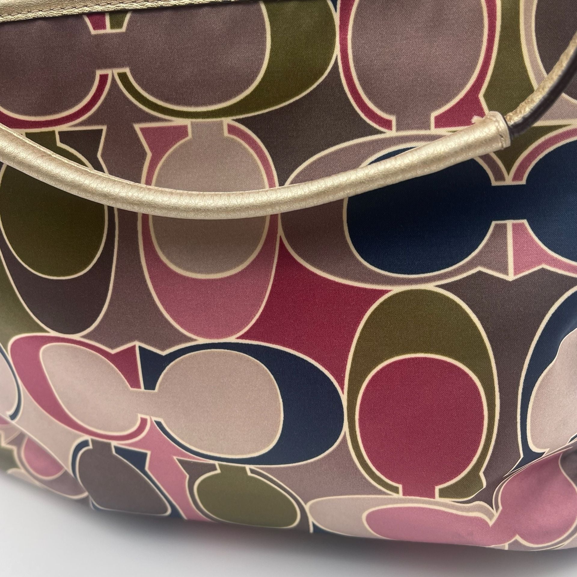 Coach Op Art Signature Multicolor Tote Bag F19819 8