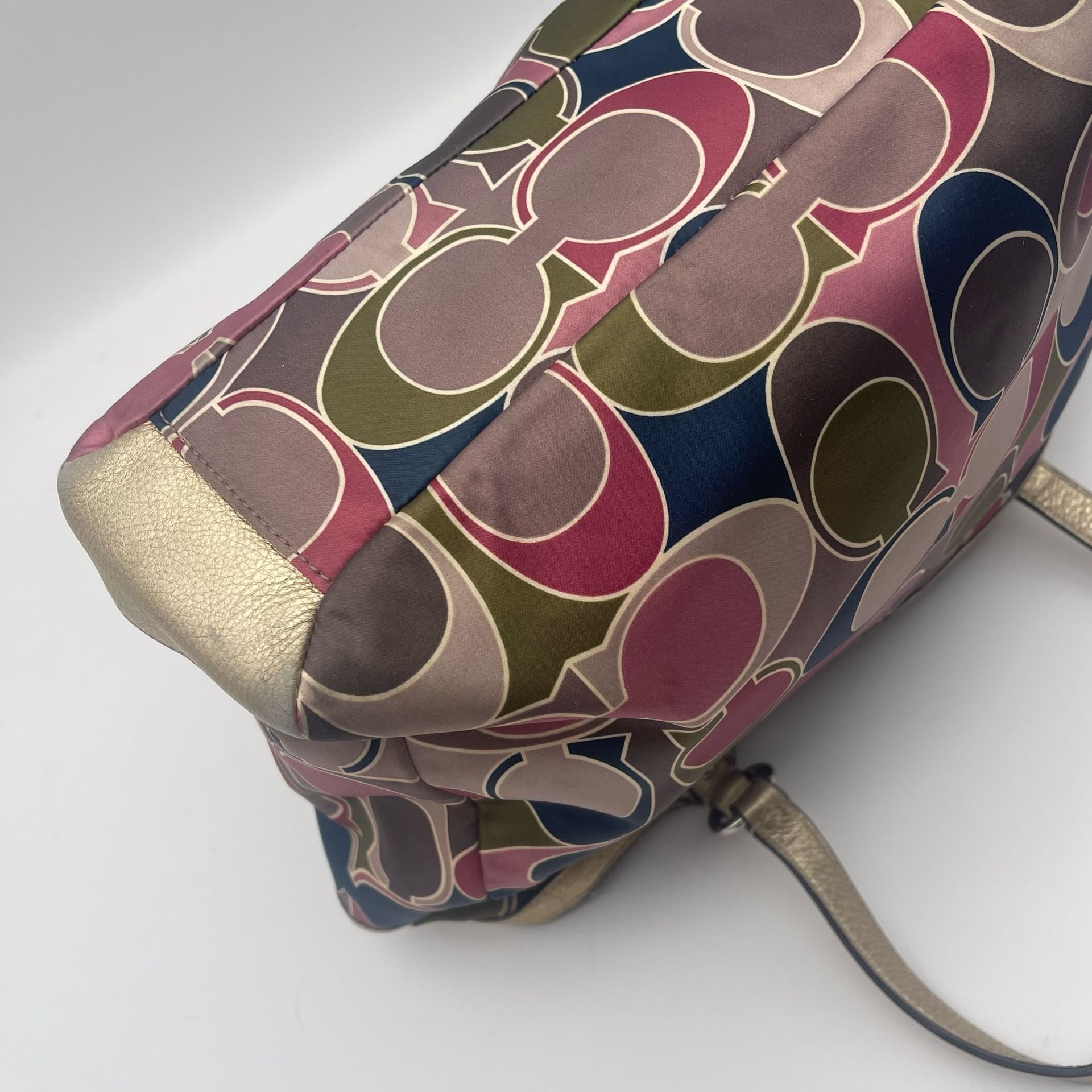 Coach Op Art Signature Multicolor Tote Bag F19819 9