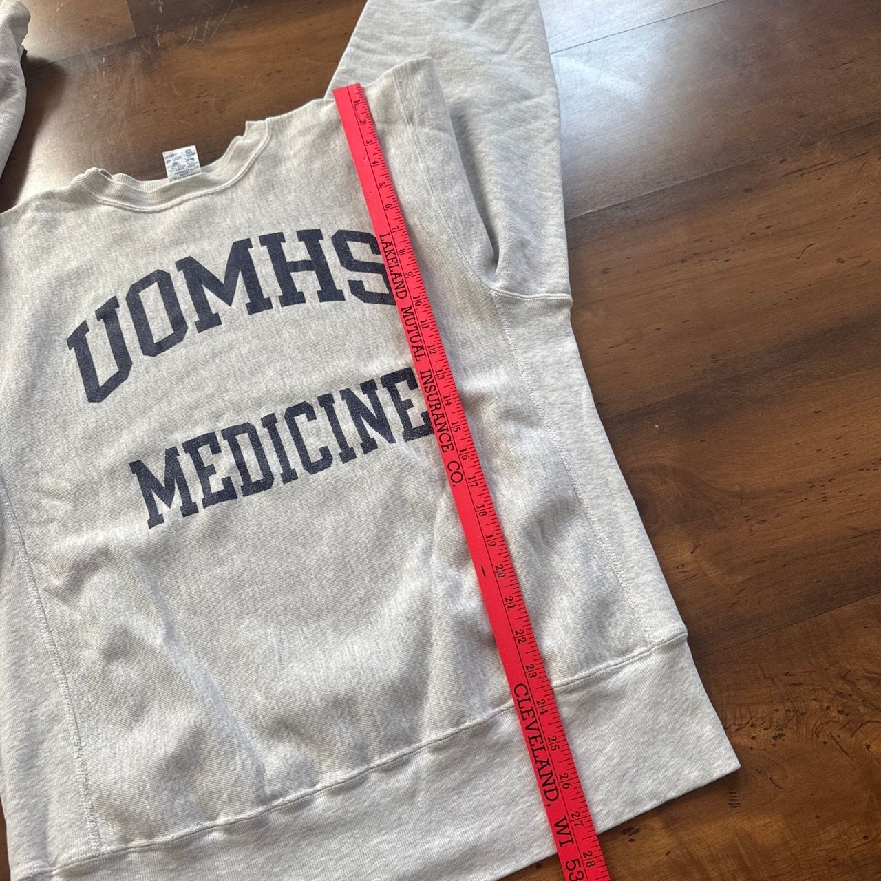 Champion Reverse Weave UOMHS Medicine Sweatshirt Size Large Grey 7