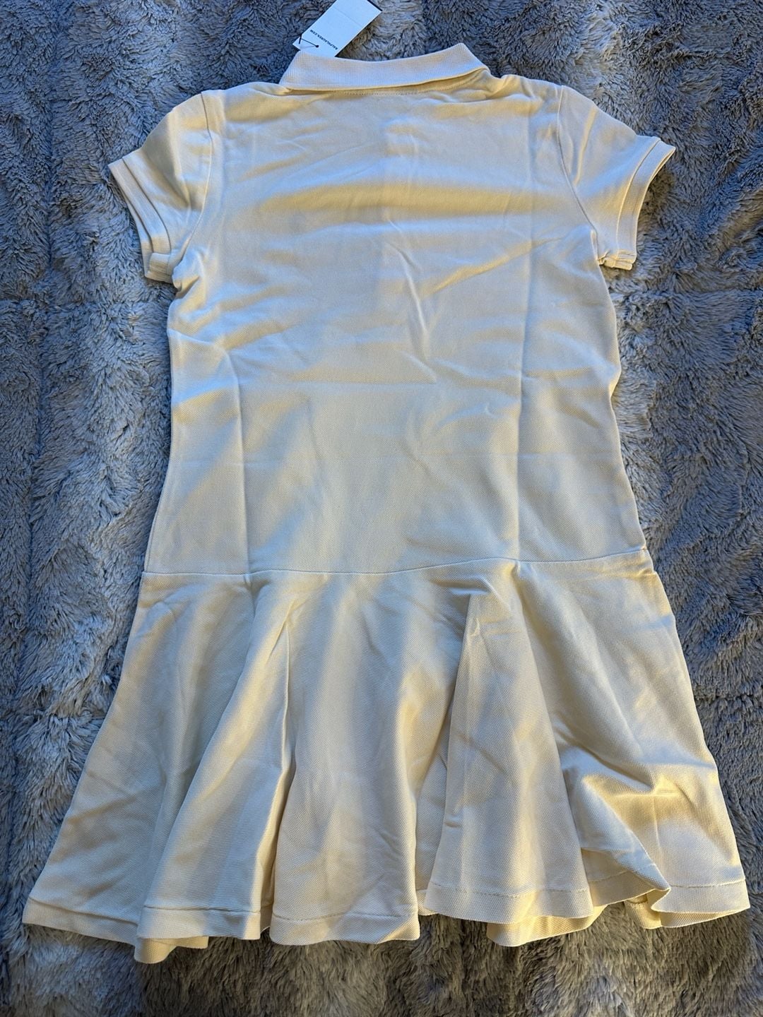 New Polo Ralph Lauren Stretch Mesh Dress Size M 8-10 White Polo Dress 6