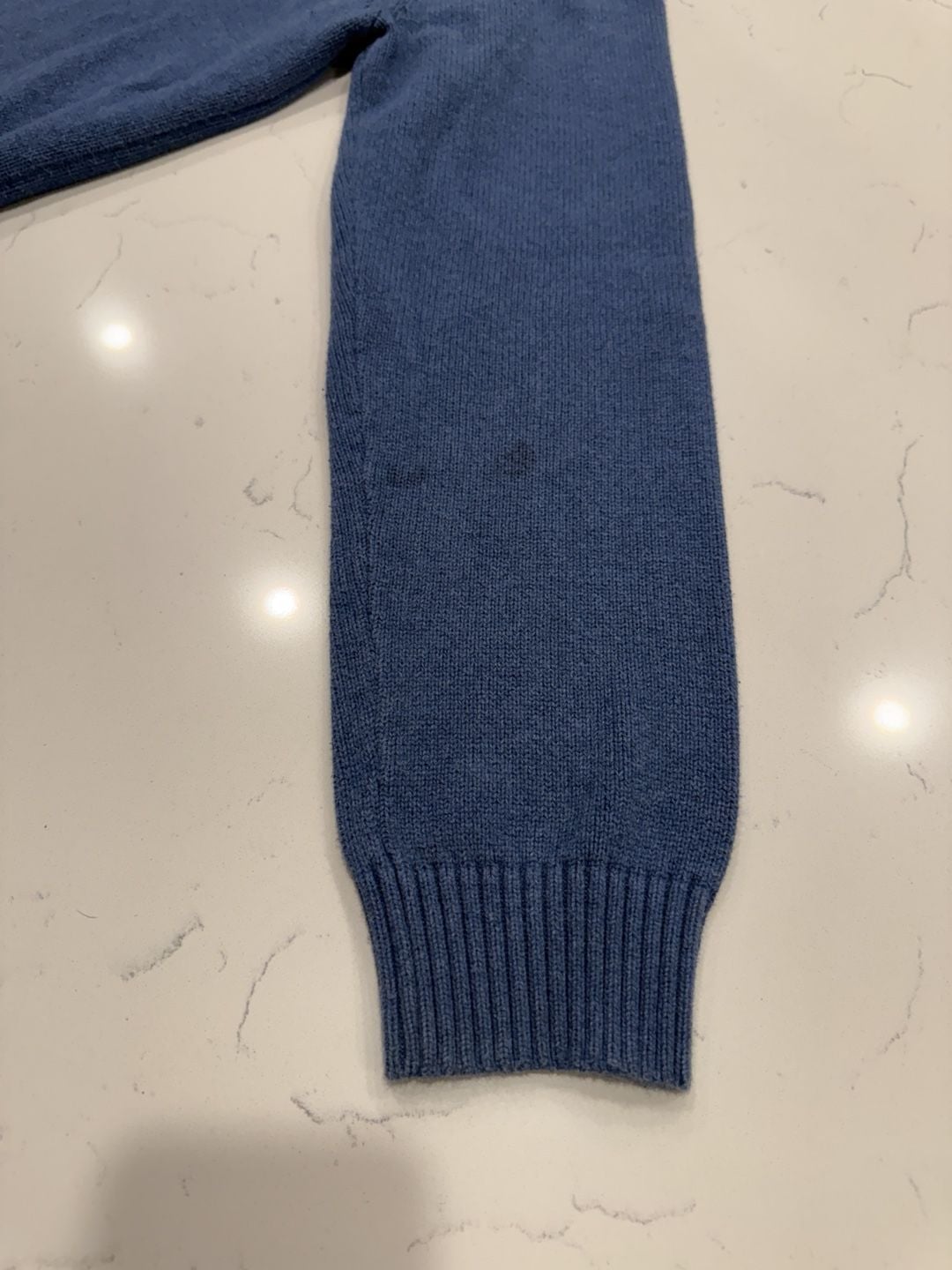 Rodd & Gunn 1/4 Zip Sweater Size XL Blue Knit Pullover Mock Neck 6