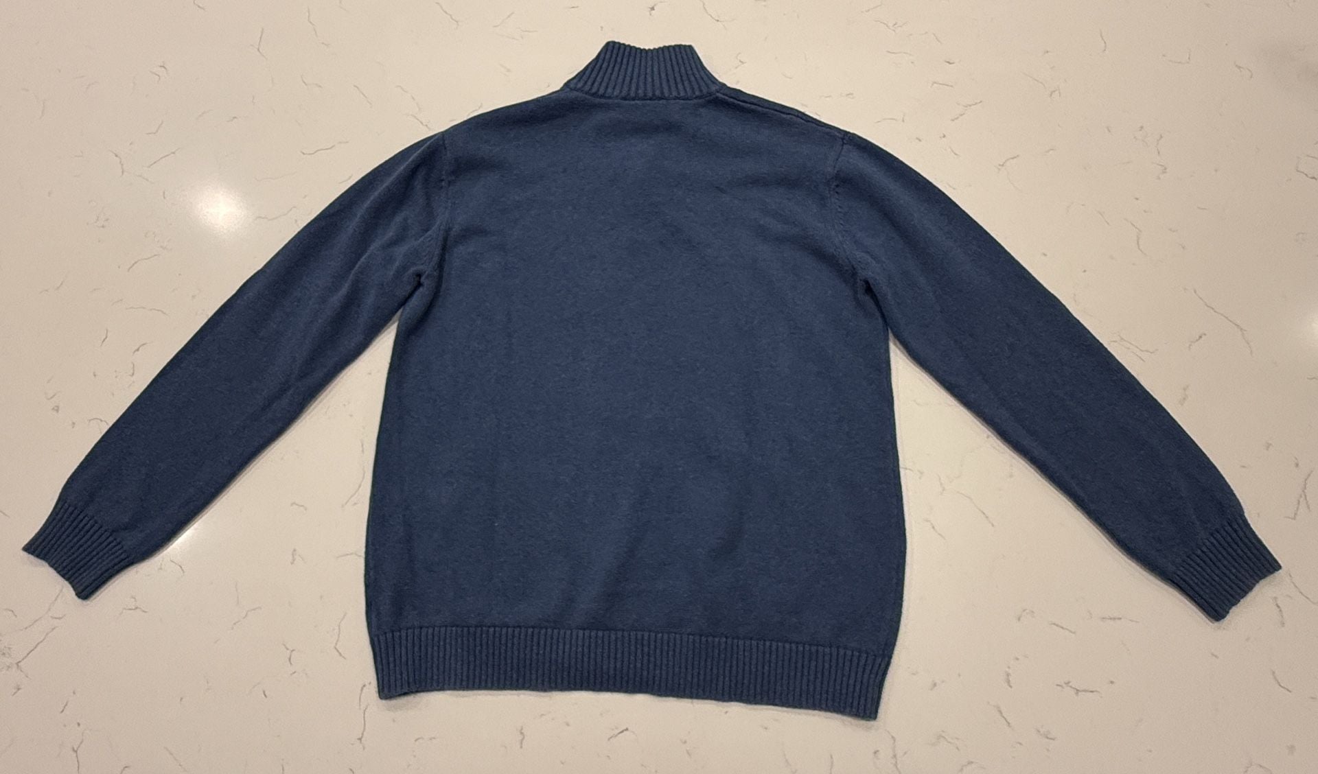 Rodd & Gunn 1/4 Zip Sweater Size XL Blue Knit Pullover Mock Neck 8
