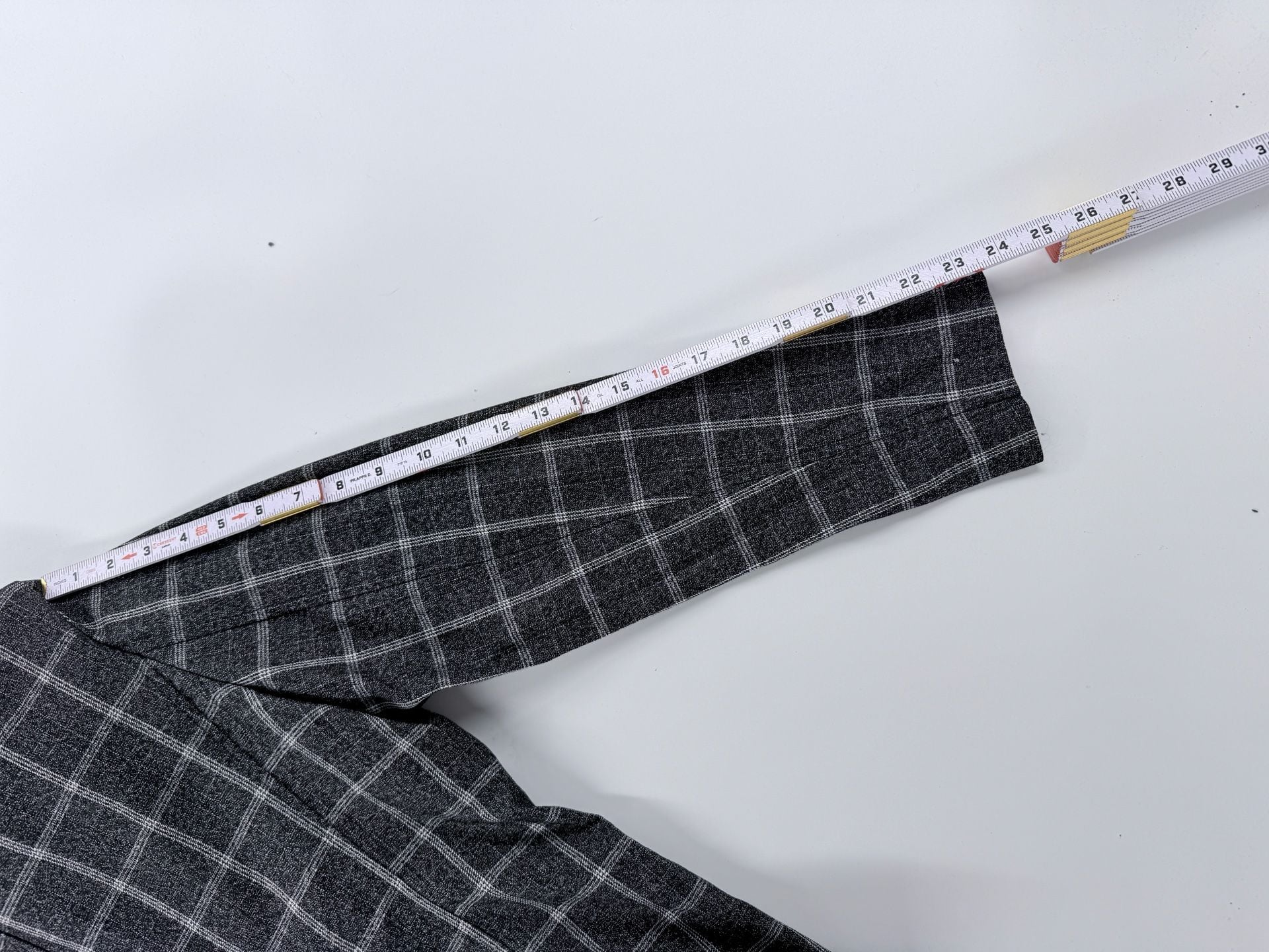 Blue Revival Plaid Blazer With Removable Hoodie Size M Charcoal Black 7