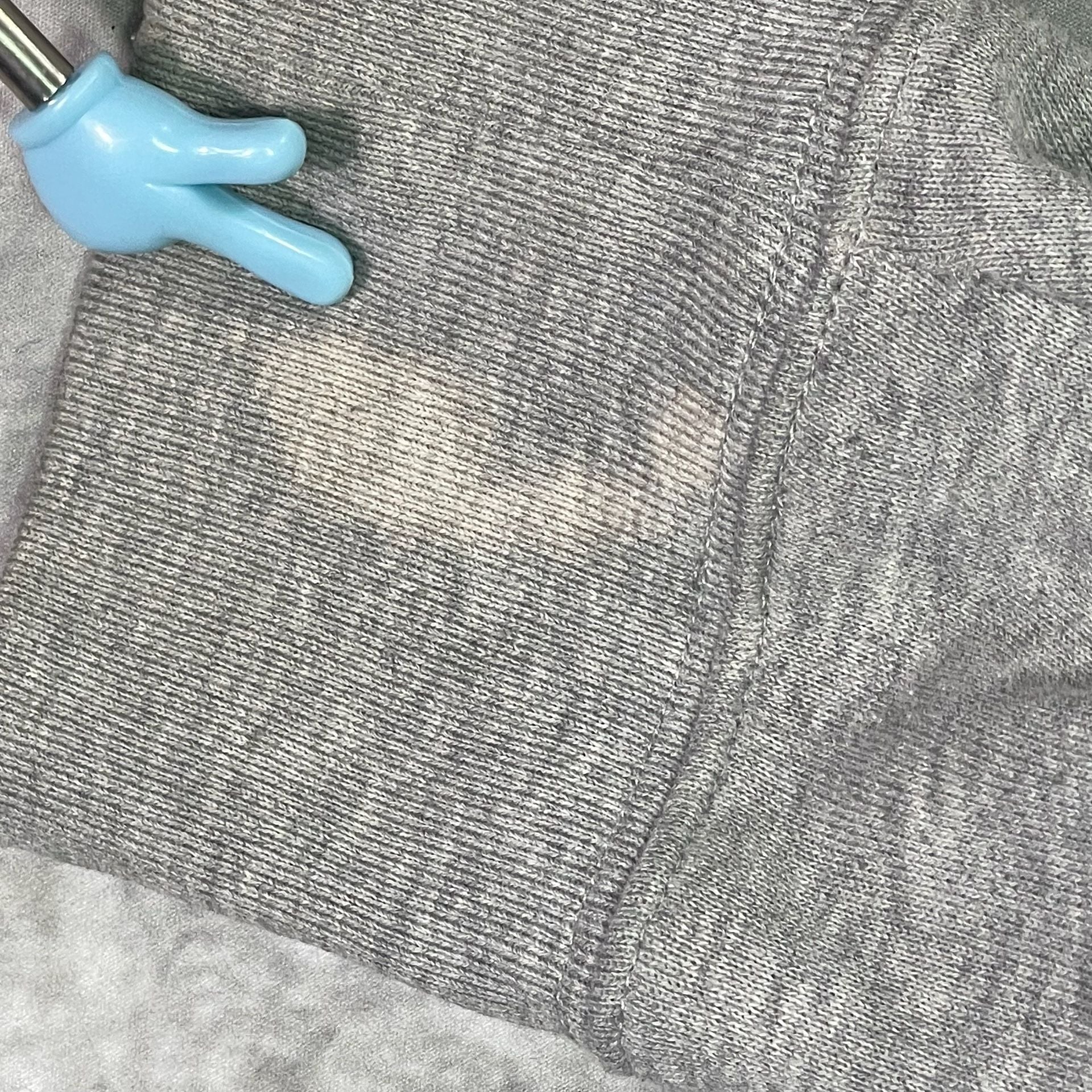 Gap Sherpa Lined Zip Up Hoodie Size M Gray Logo Sweatshirt 6