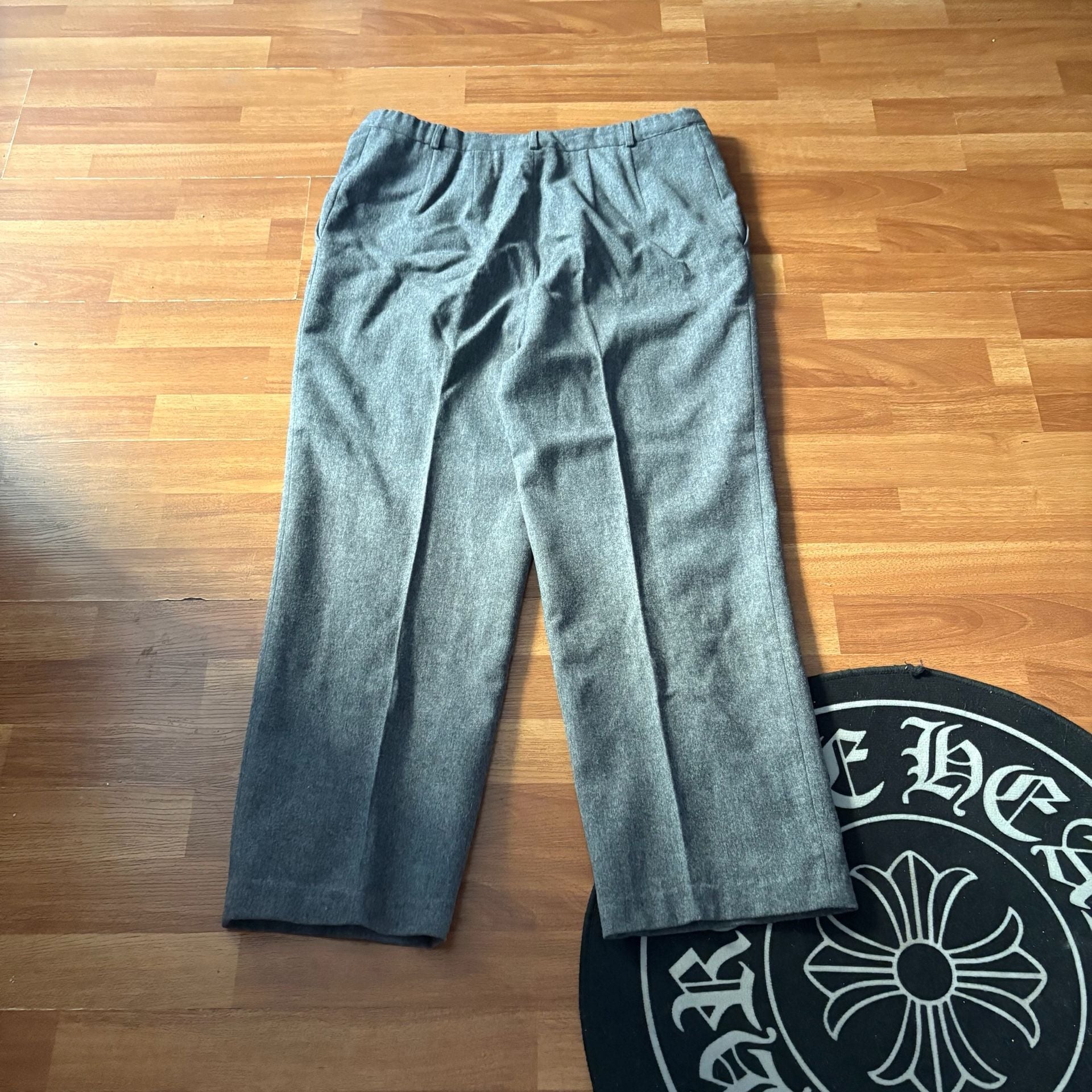 Vintage Pendleton Grey Wool Trousers 34x26 5