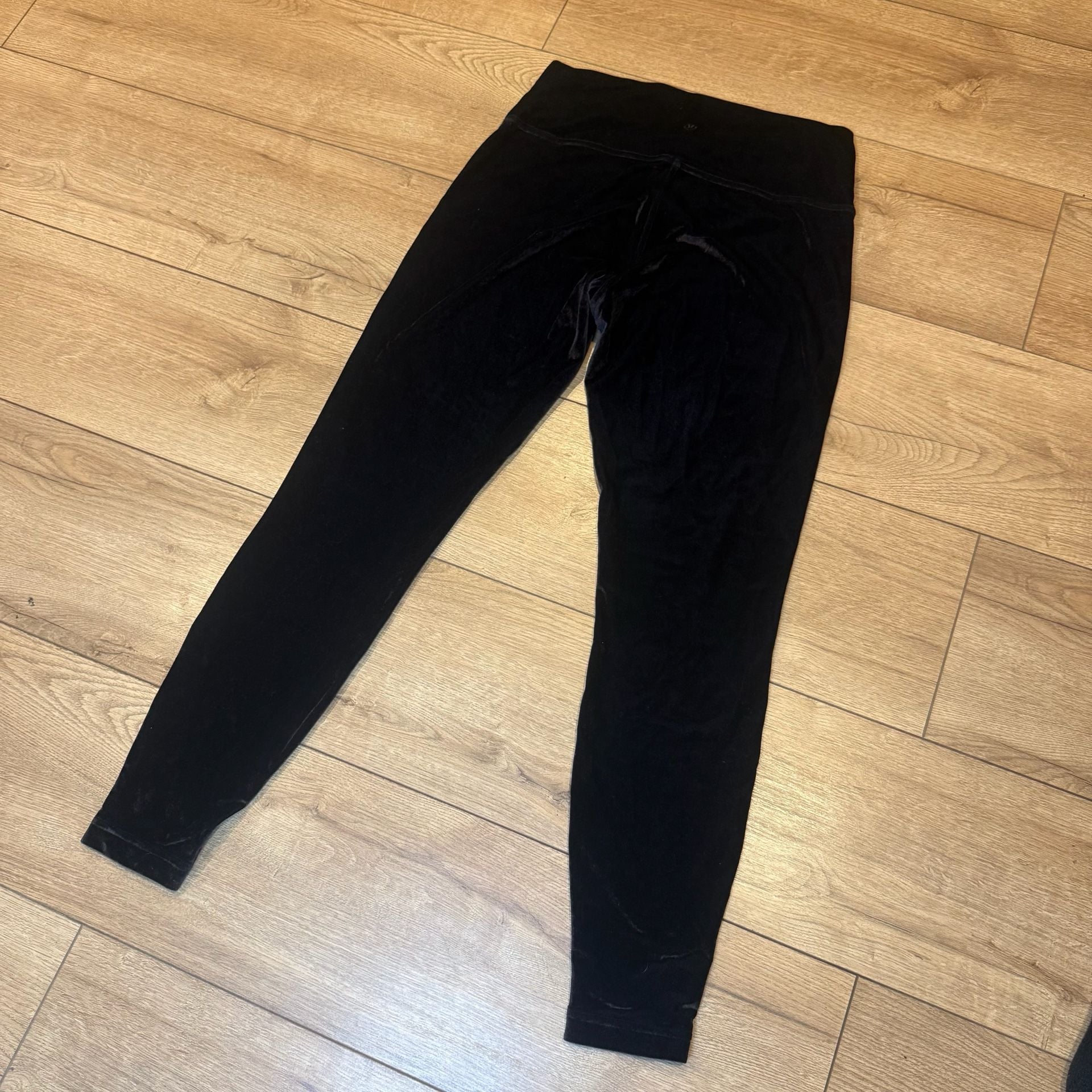 Lululemon Align Pant Velvet Size 12 Black Leggings 4