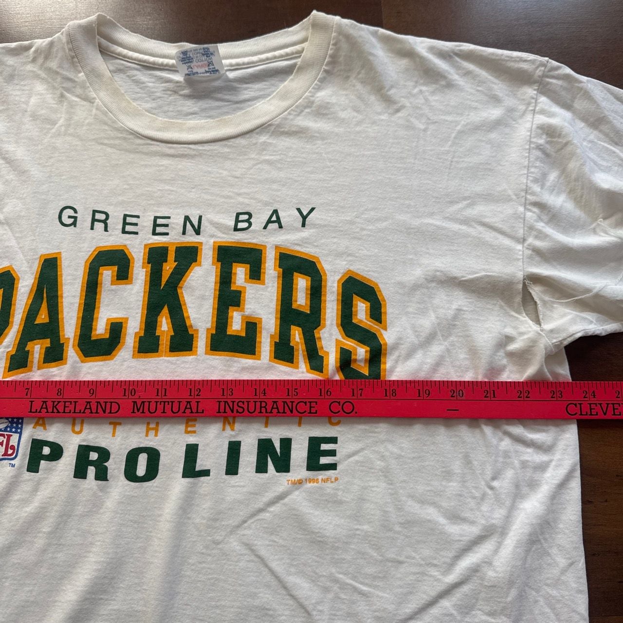 Champion Green Bay Packers NFL Pro Line T-Shirt White 8