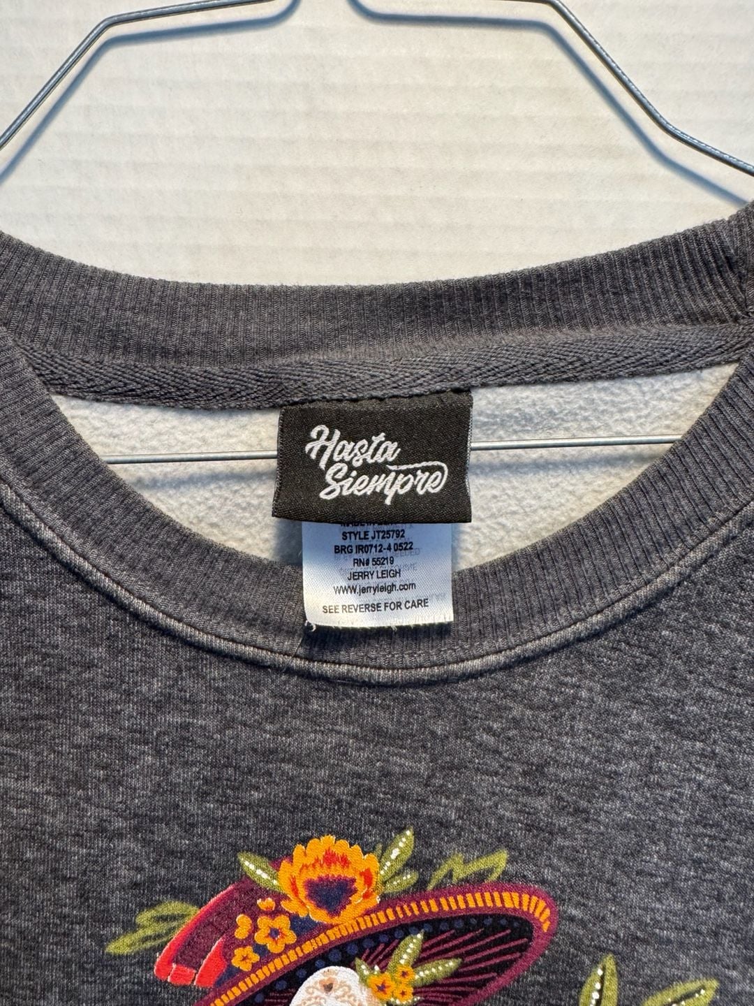 Hasta Siempre La Catrina Sweatshirt Size XXL 3