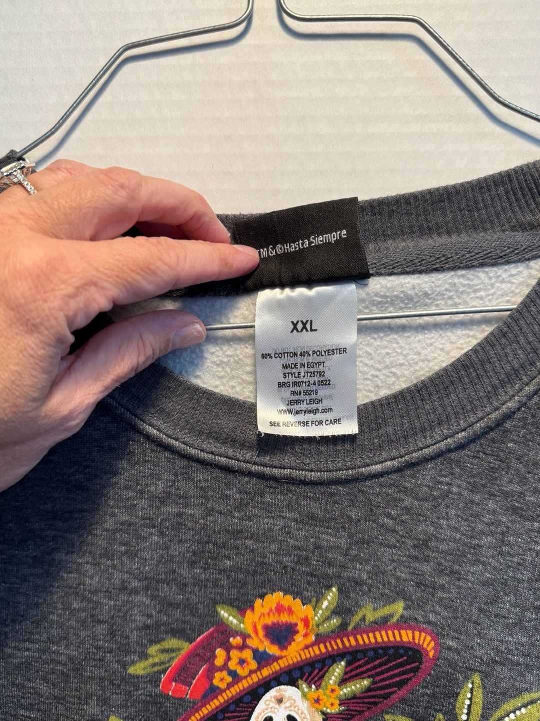 Hasta Siempre La Catrina Sweatshirt Size XXL 4