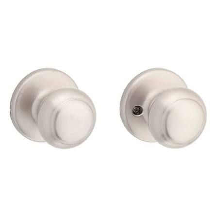 2 PK Kwikset Cove Passage Door Knob Satin Nickel 92001-572 1