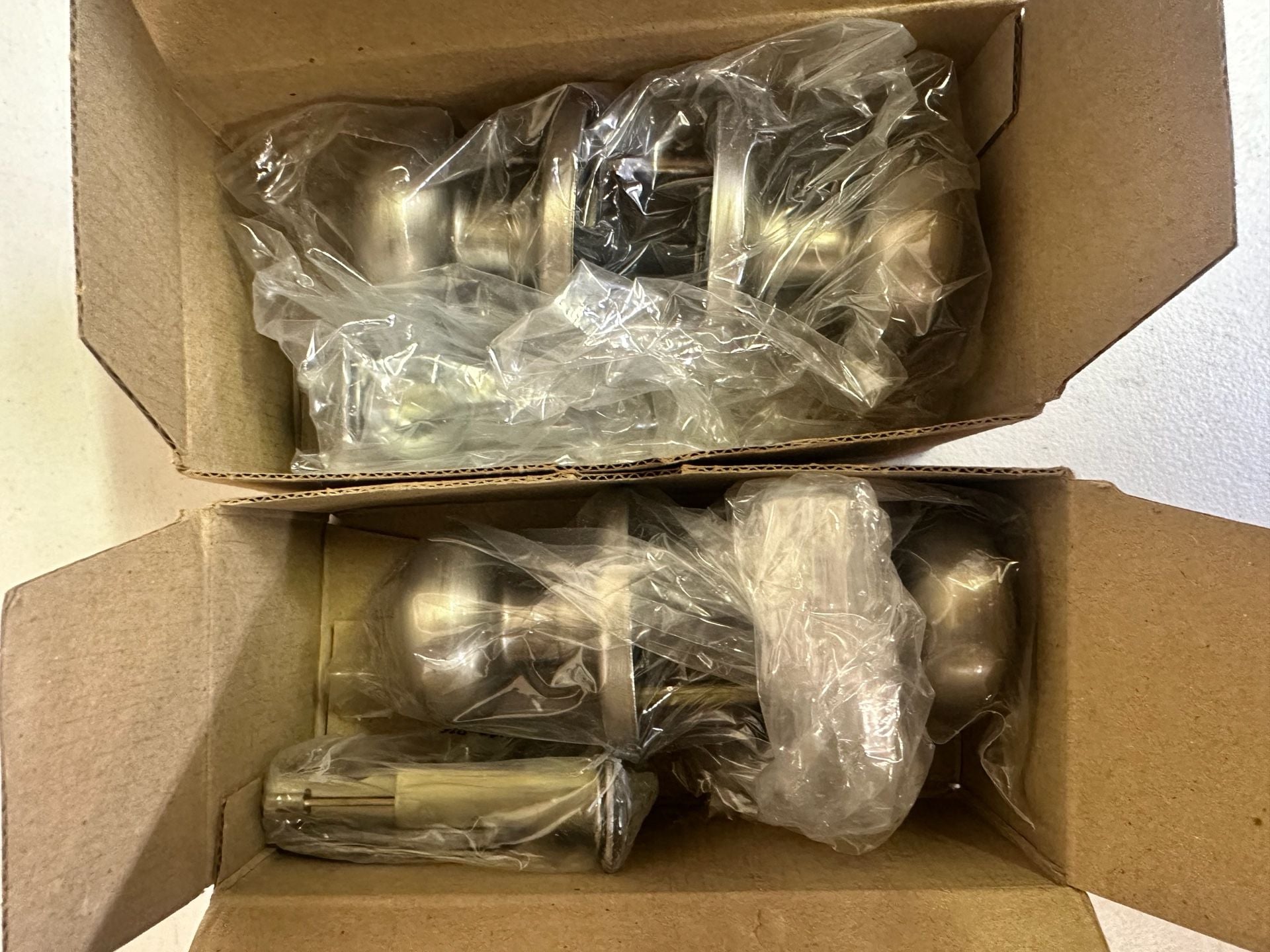 2 PK Kwikset Cove Passage Door Knob Satin Nickel 92001-572 5